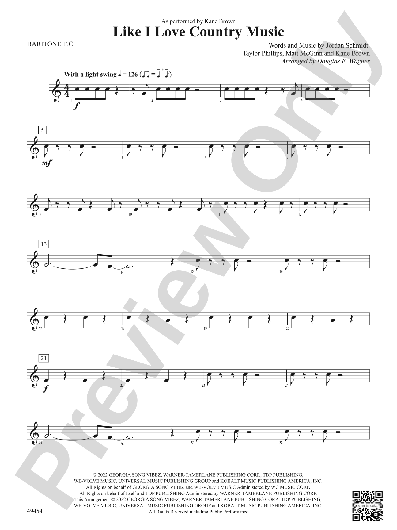 Like I Love Country Music: Baritone T.C.