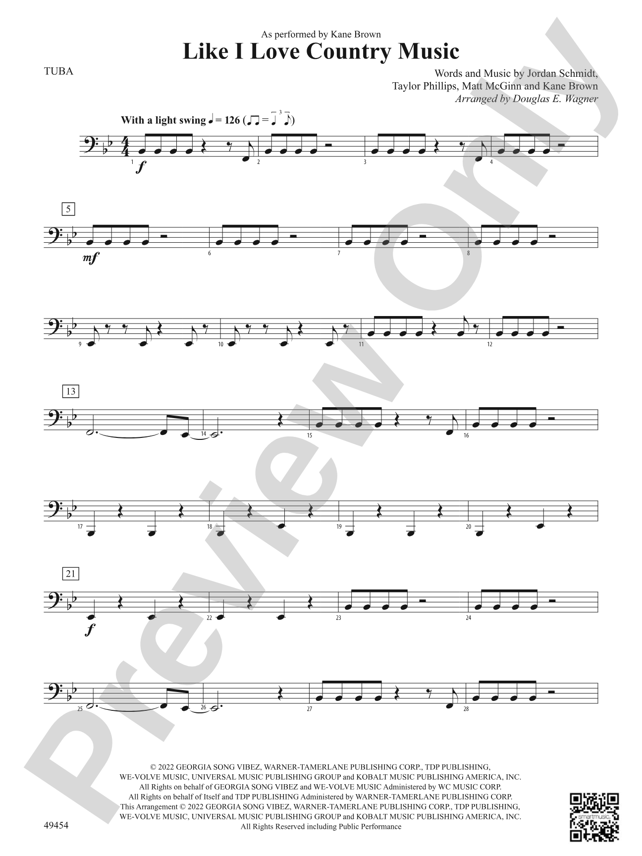 Like I Love Country Music: Tuba