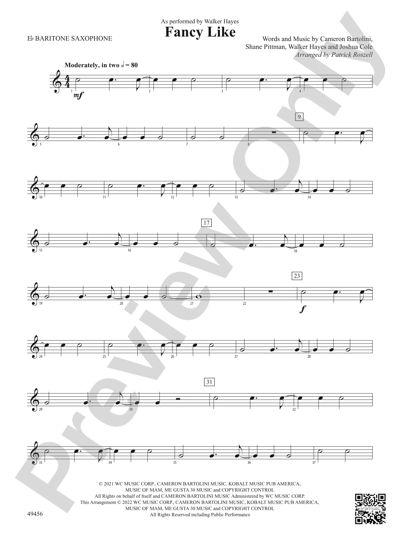 Fancy Like: E-flat Baritone Saxophone