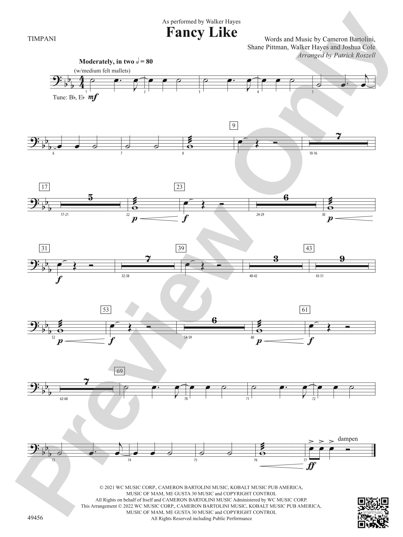 Fancy Like: Timpani