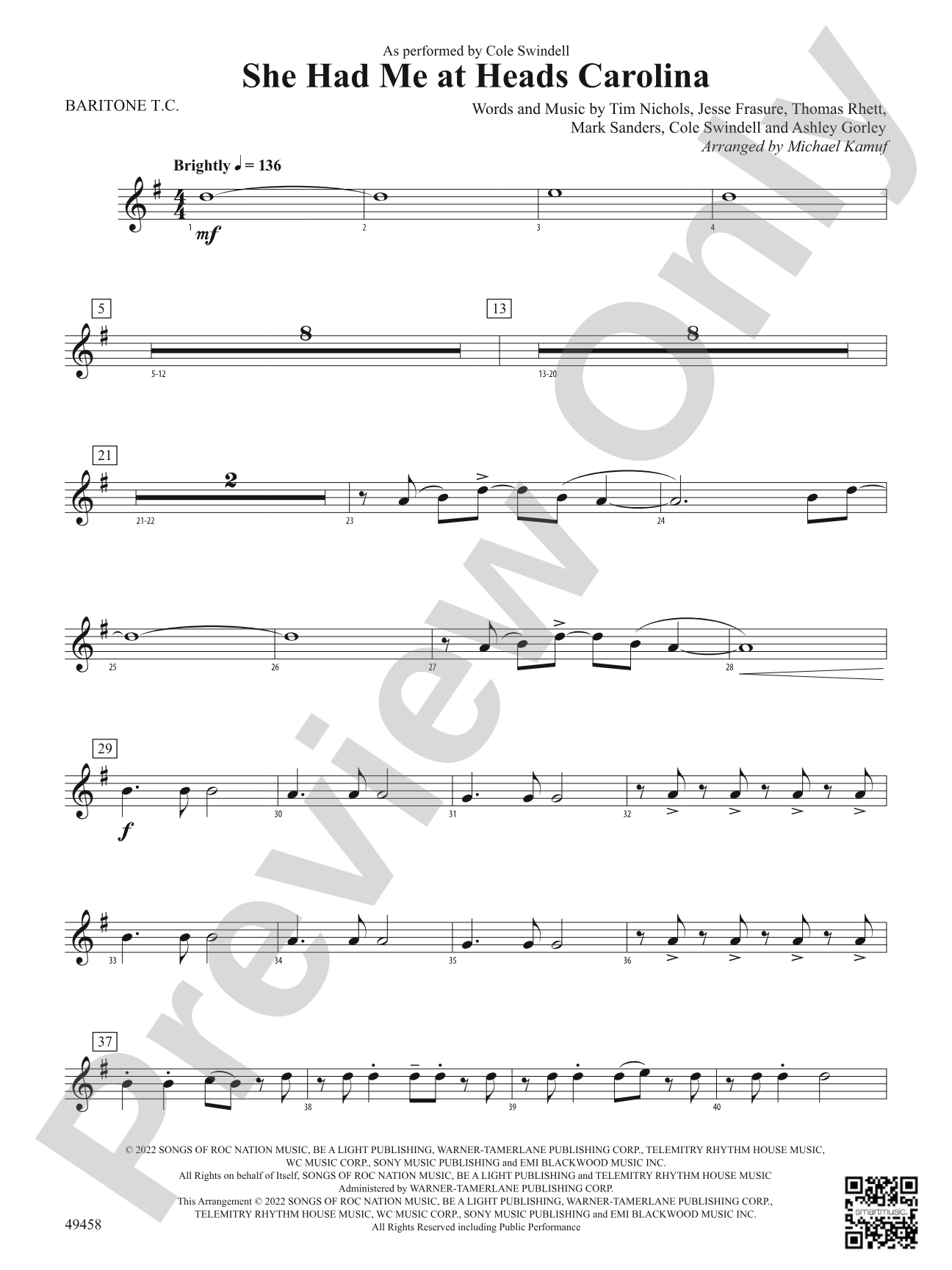 She Had Me at Heads Carolina: Baritone T.C.