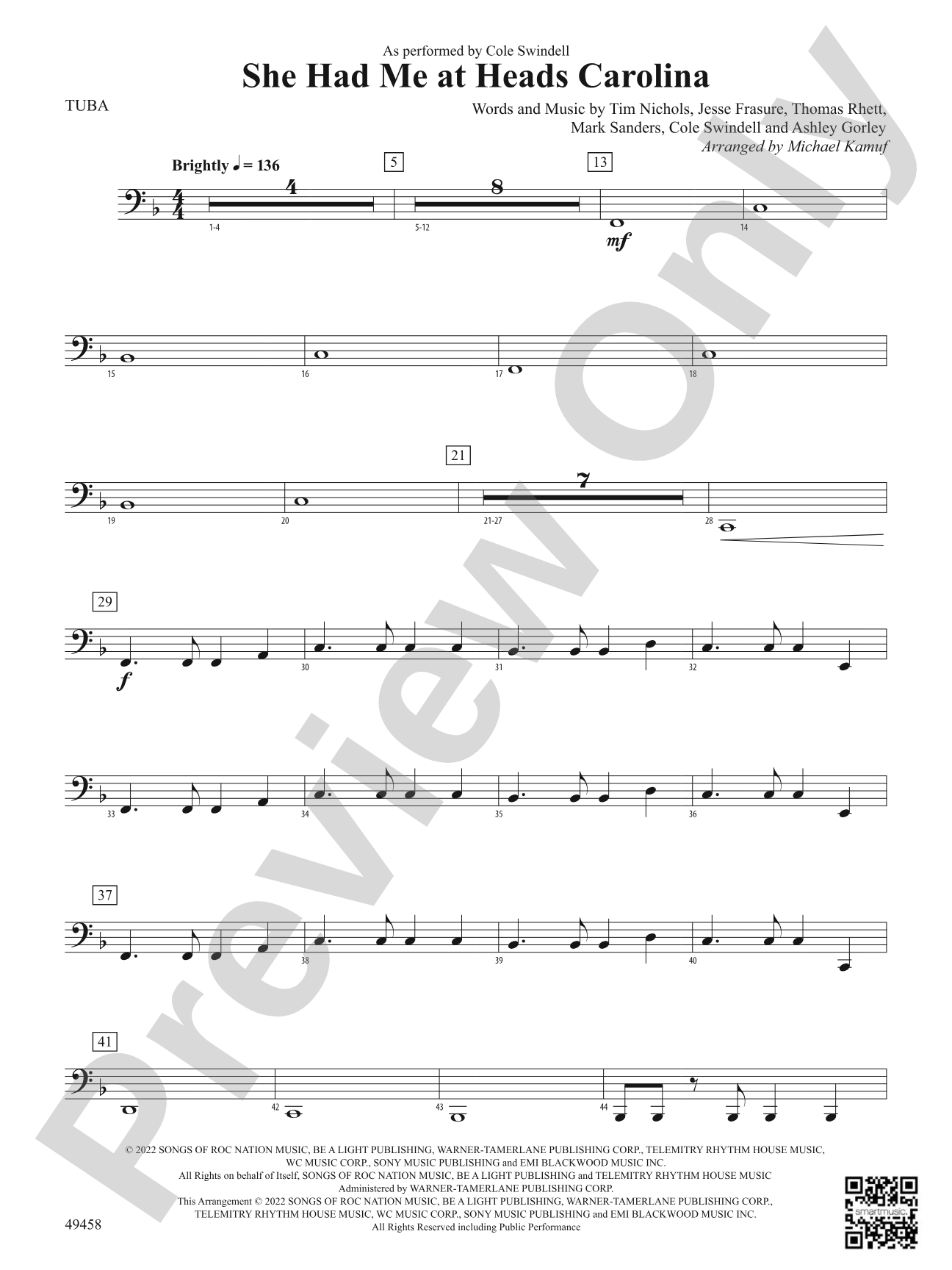 She Had Me at Heads Carolina: Tuba
