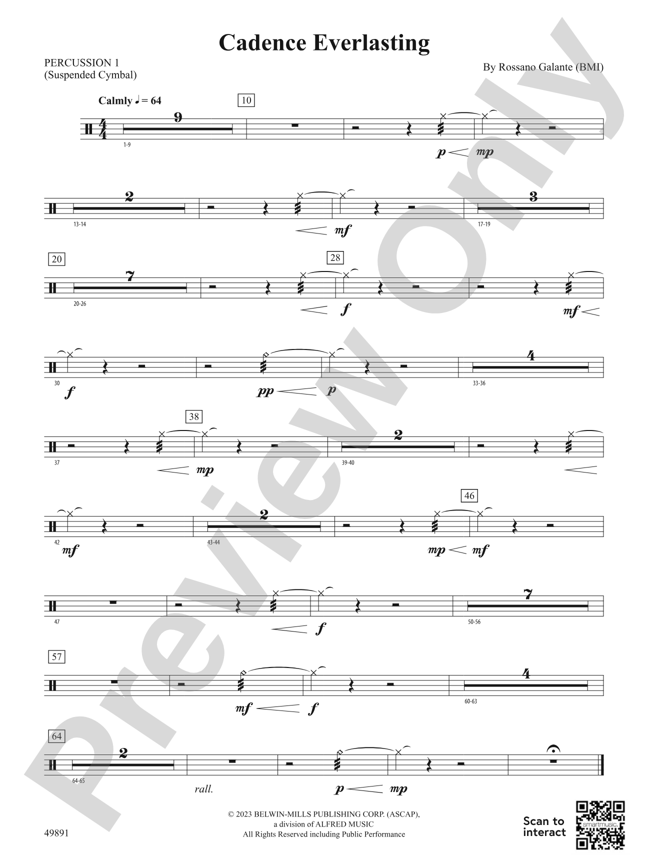 Cadence Everlasting: 1st Percussion
