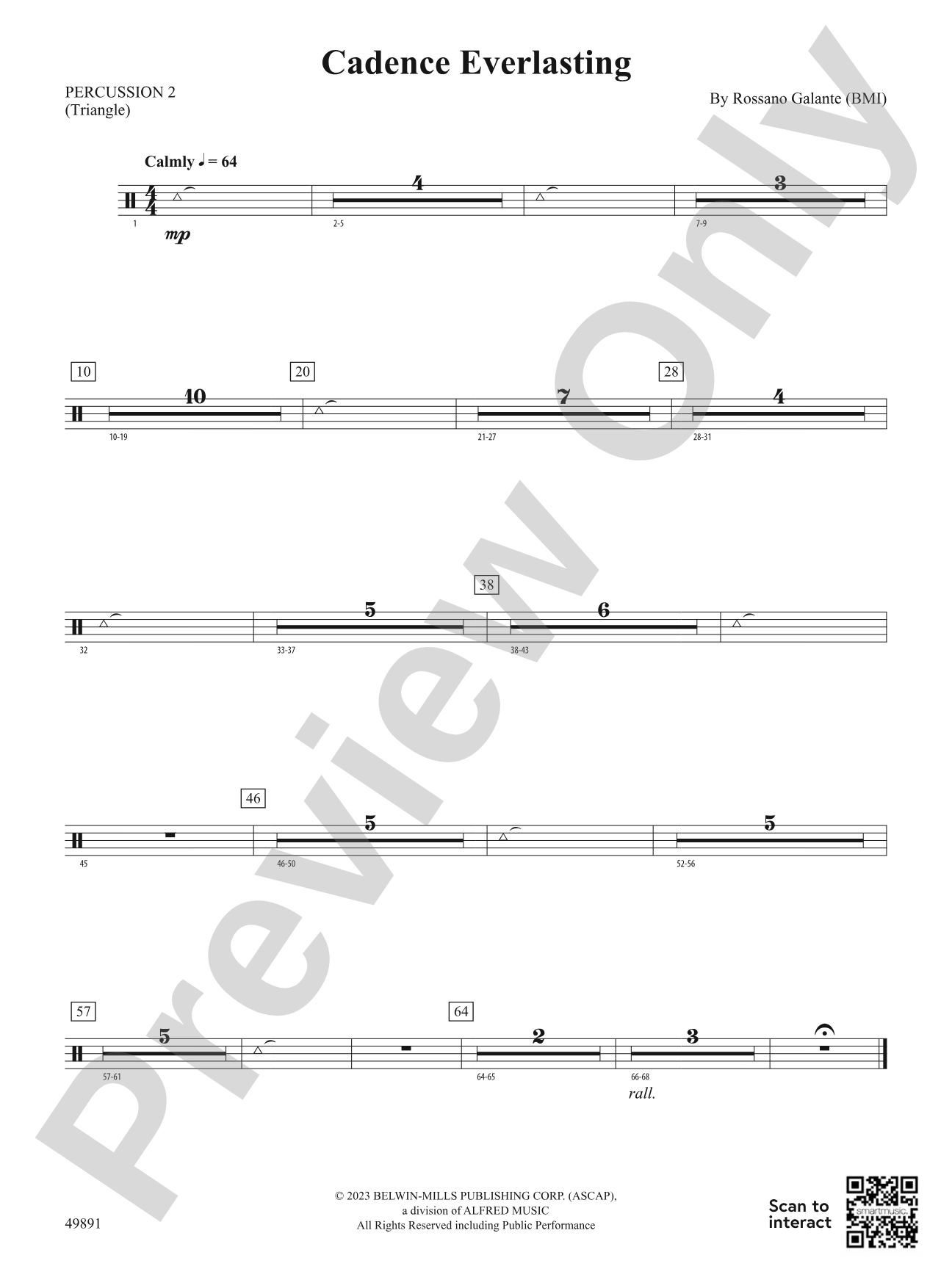 Cadence Everlasting: 2nd Percussion