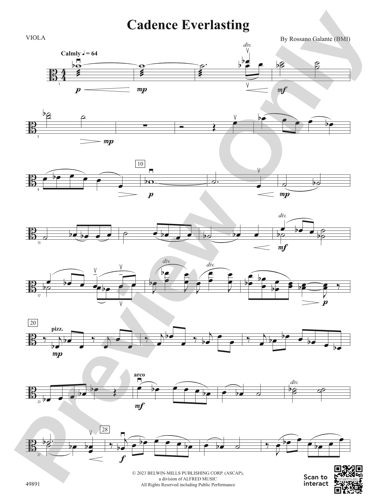 Cadence Everlasting: Viola