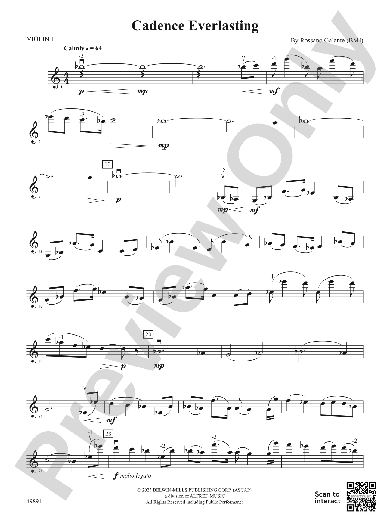 Cadence Everlasting: 1st Violin