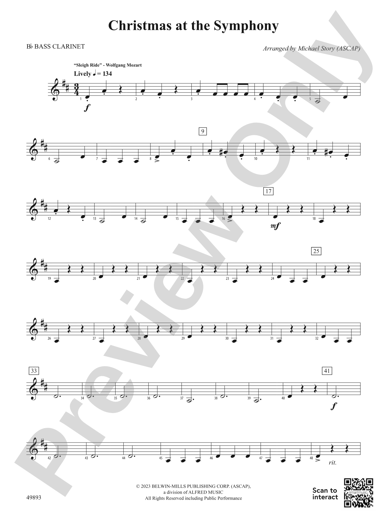 Christmas at the Symphony: B-flat Bass Clarinet