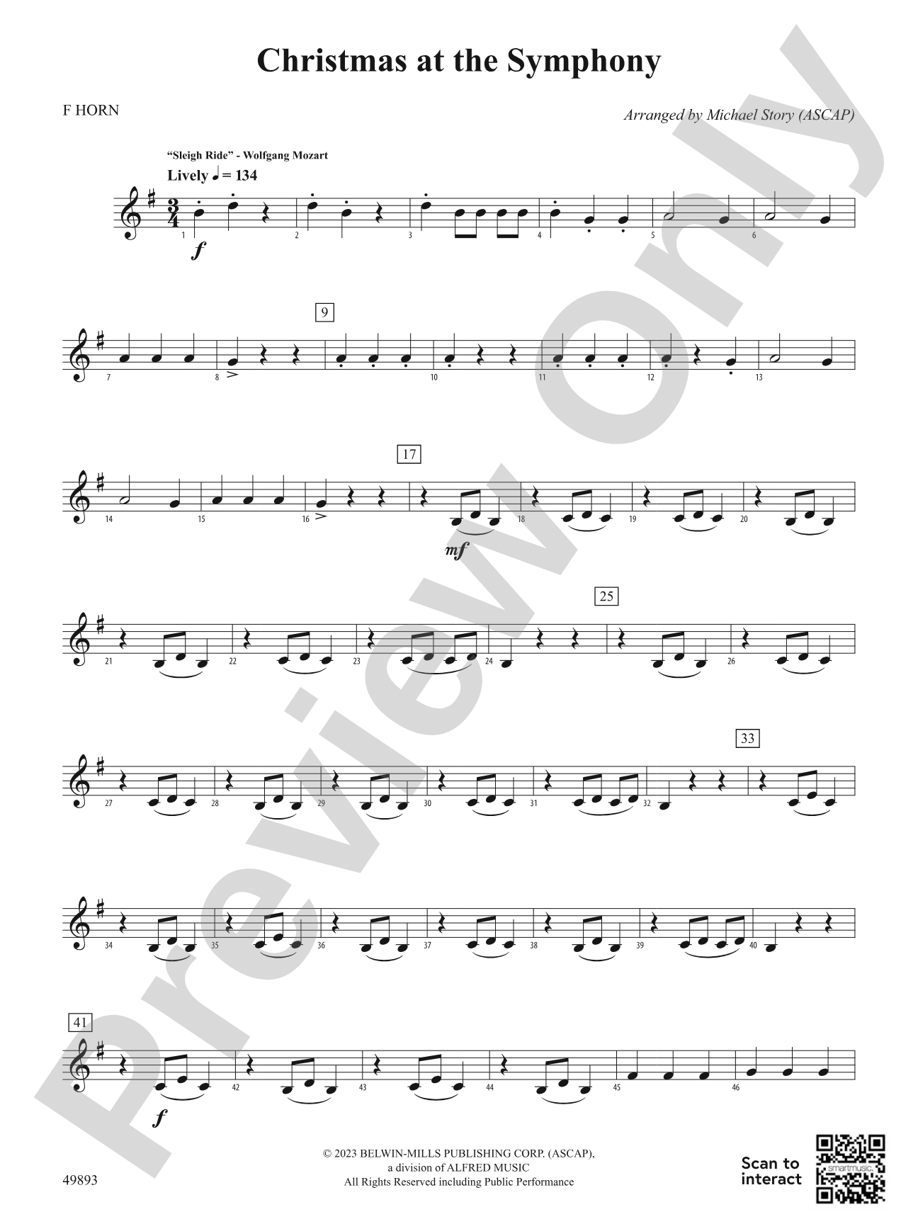 Christmas at the Symphony: 1st F Horn