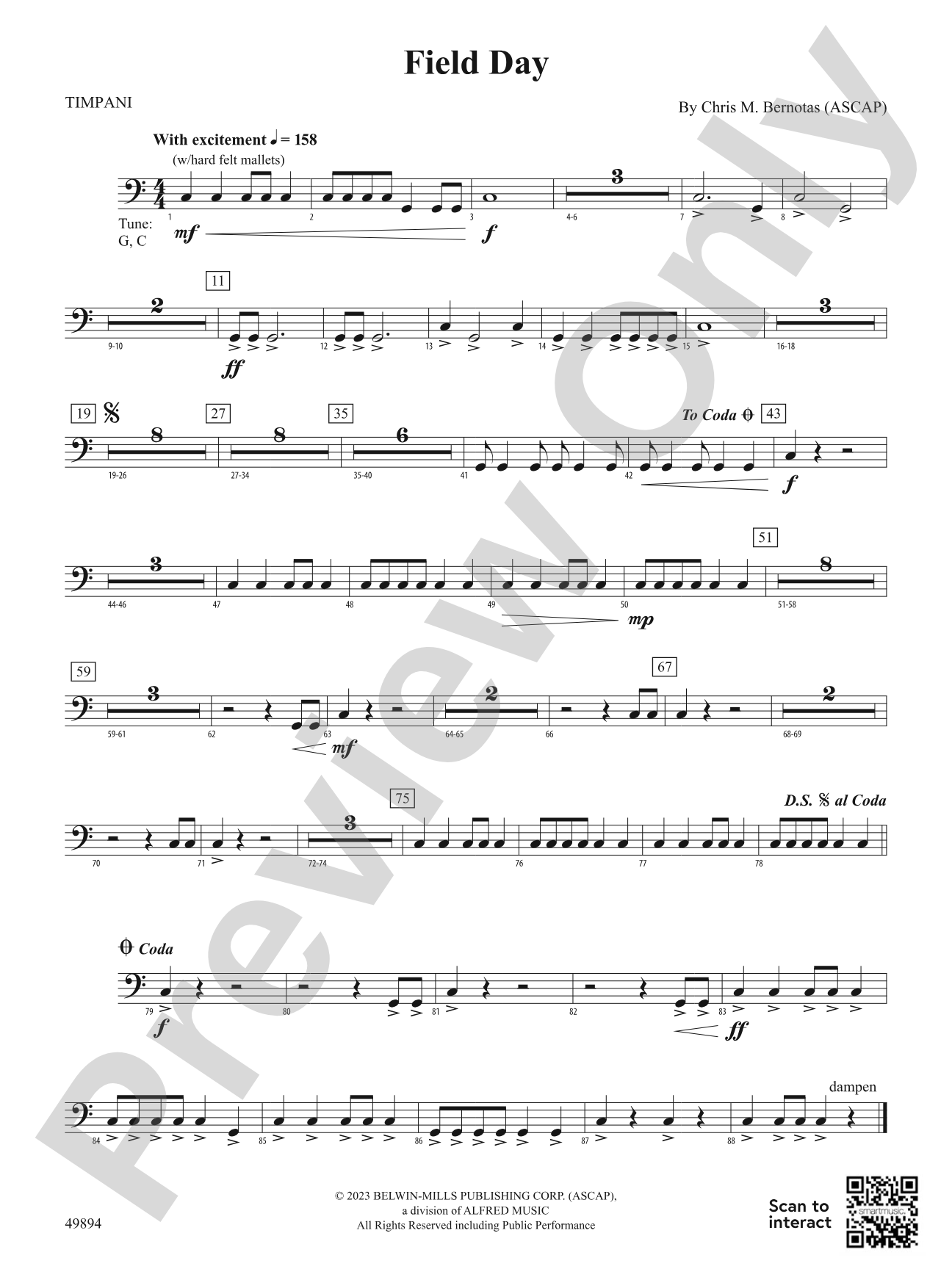 Field Day: Timpani