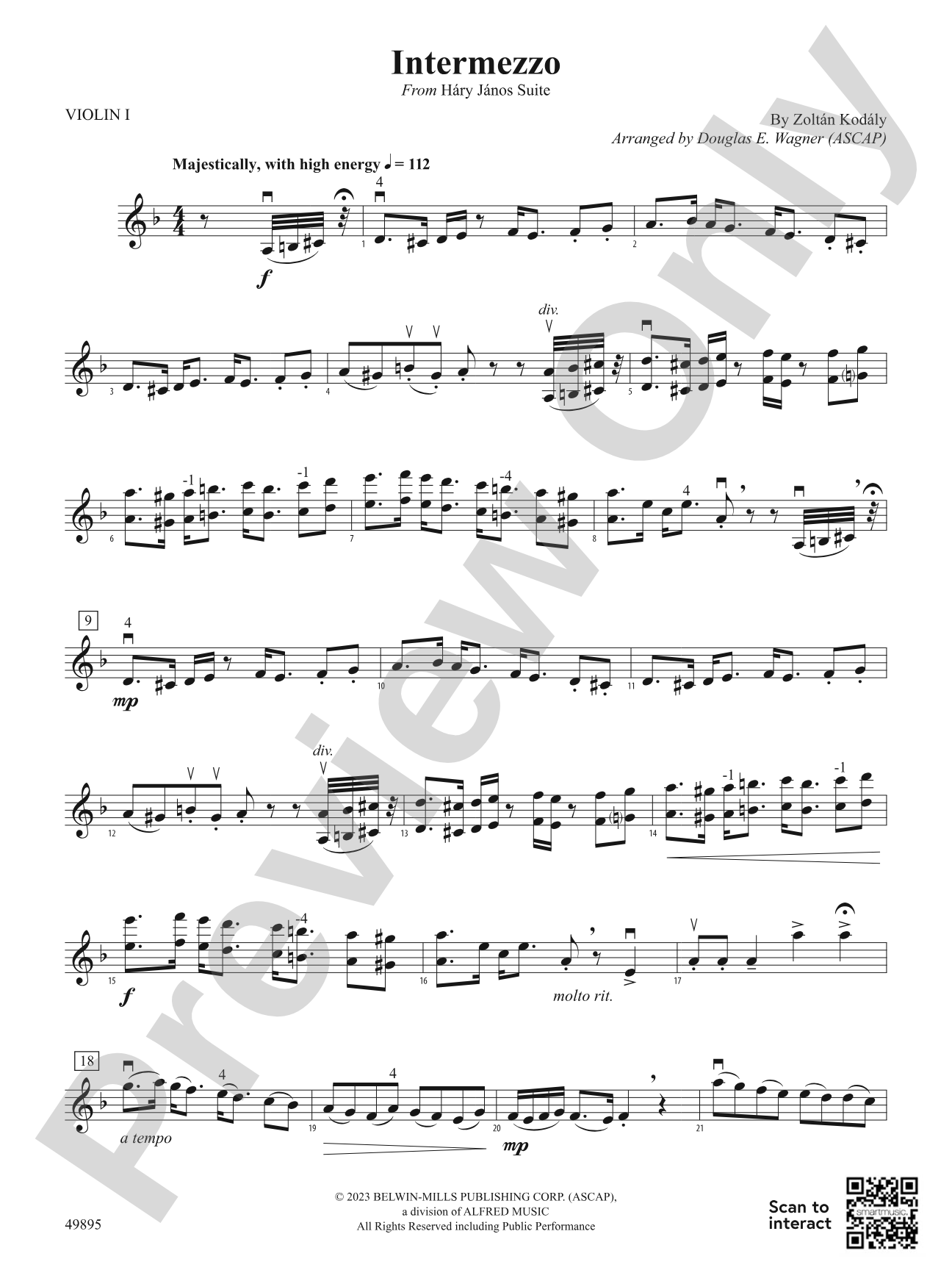 Intermezzo: 1st Violin