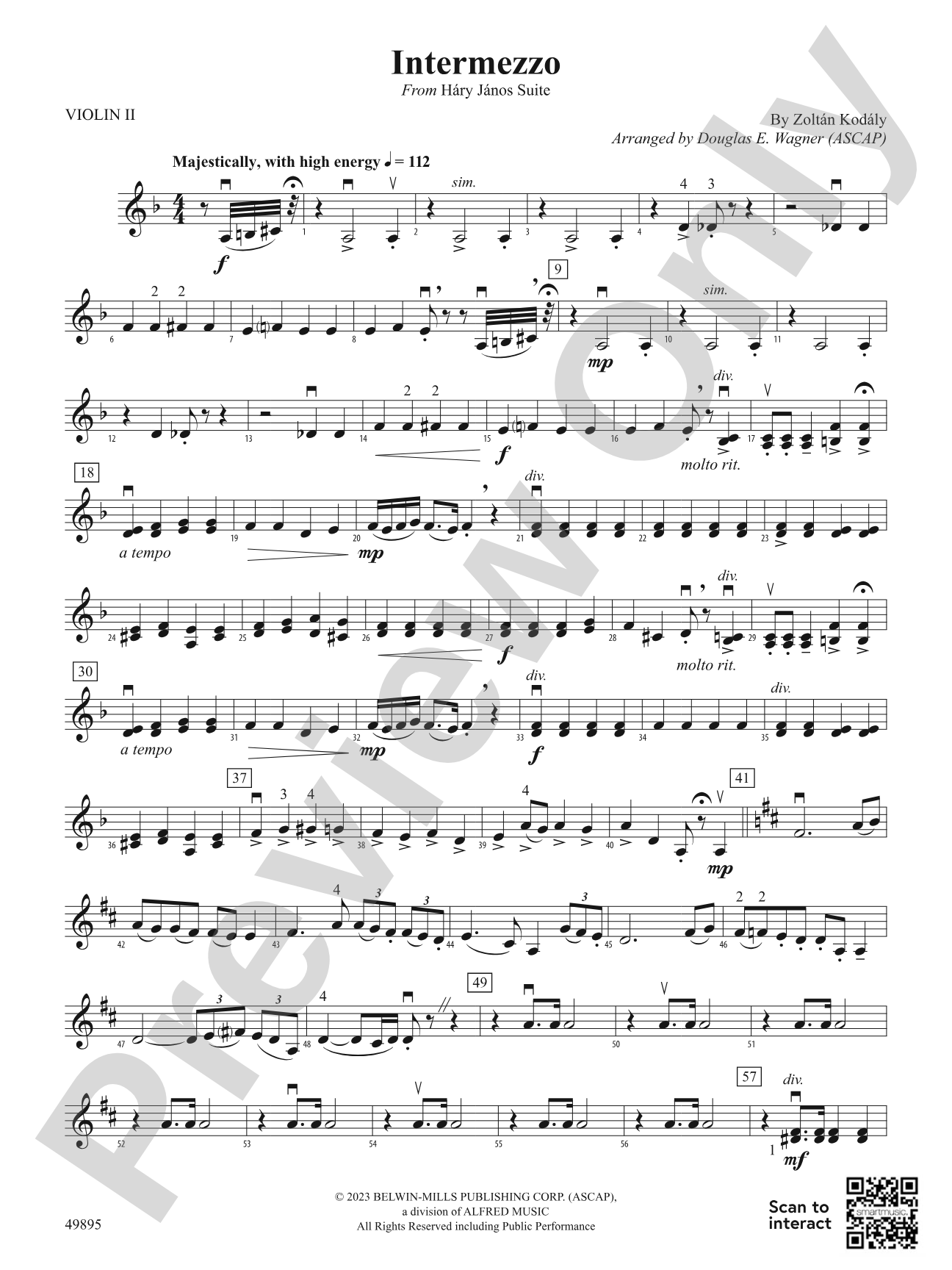 Intermezzo: 2nd Violin
