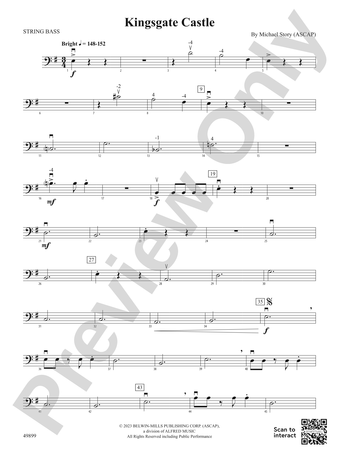 Kingsgate Castle: String Bass