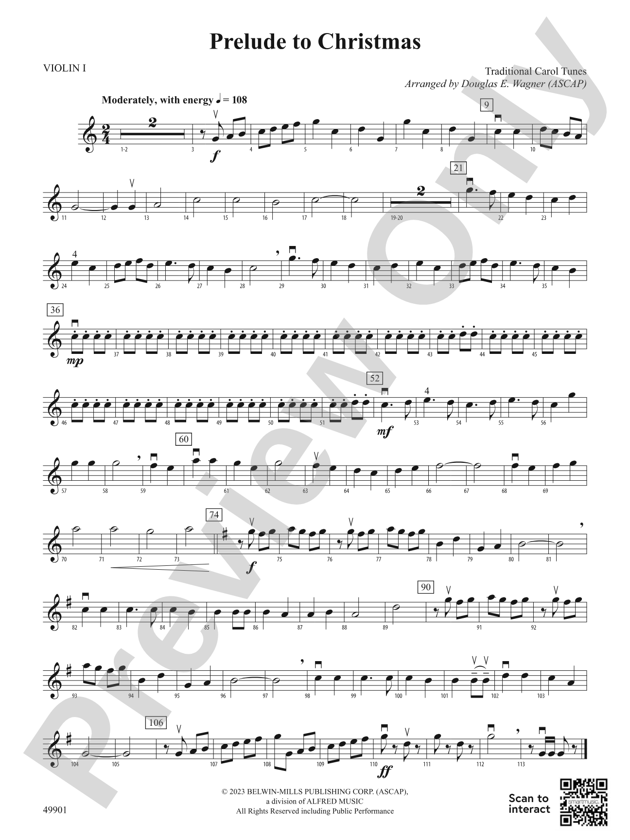 Prelude to Christmas: 1st Violin