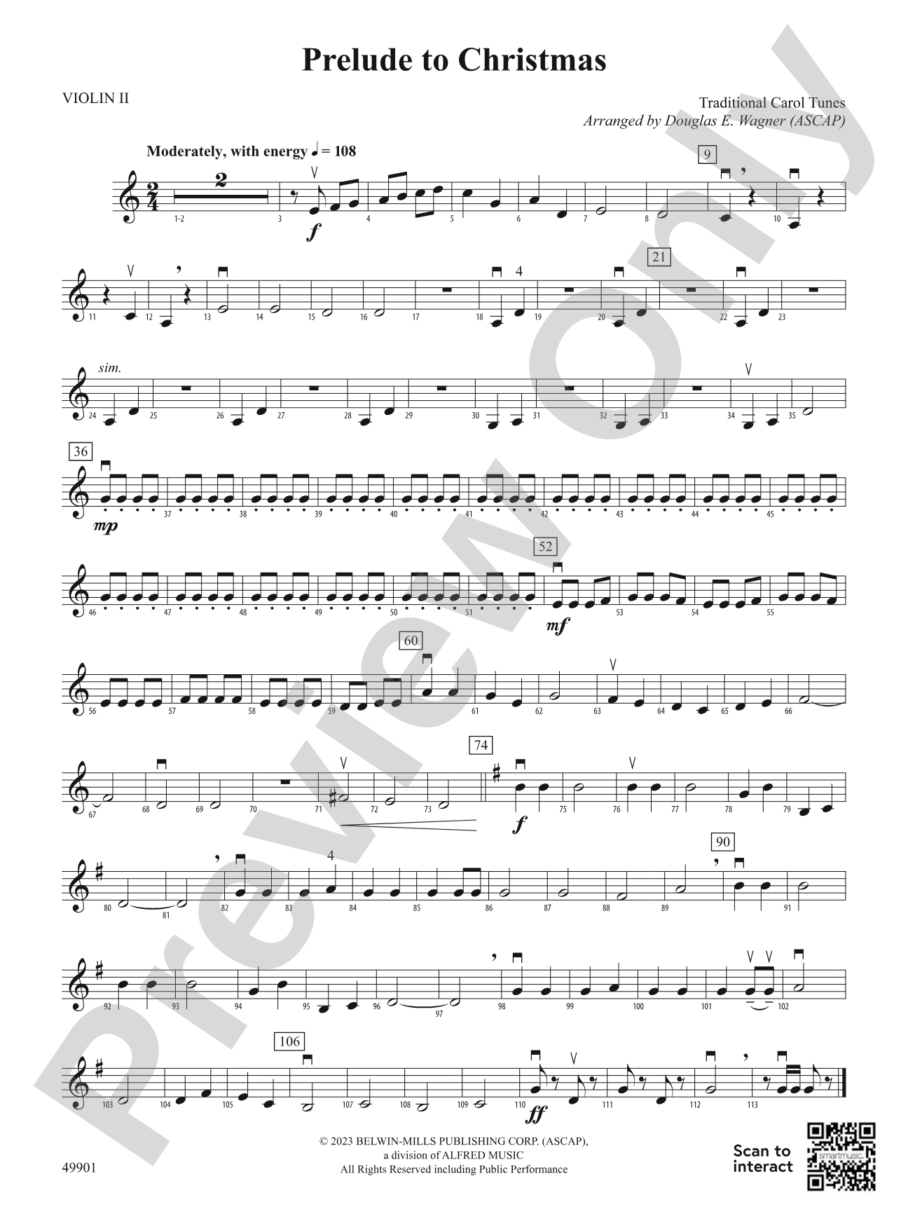 Prelude to Christmas: 2nd Violin