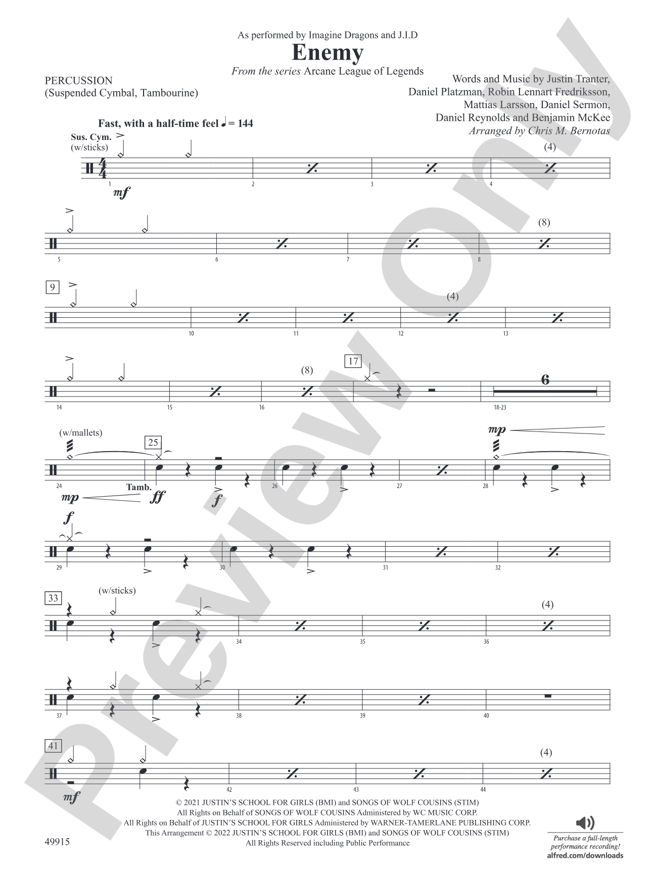 Enemy: 1st Percussion