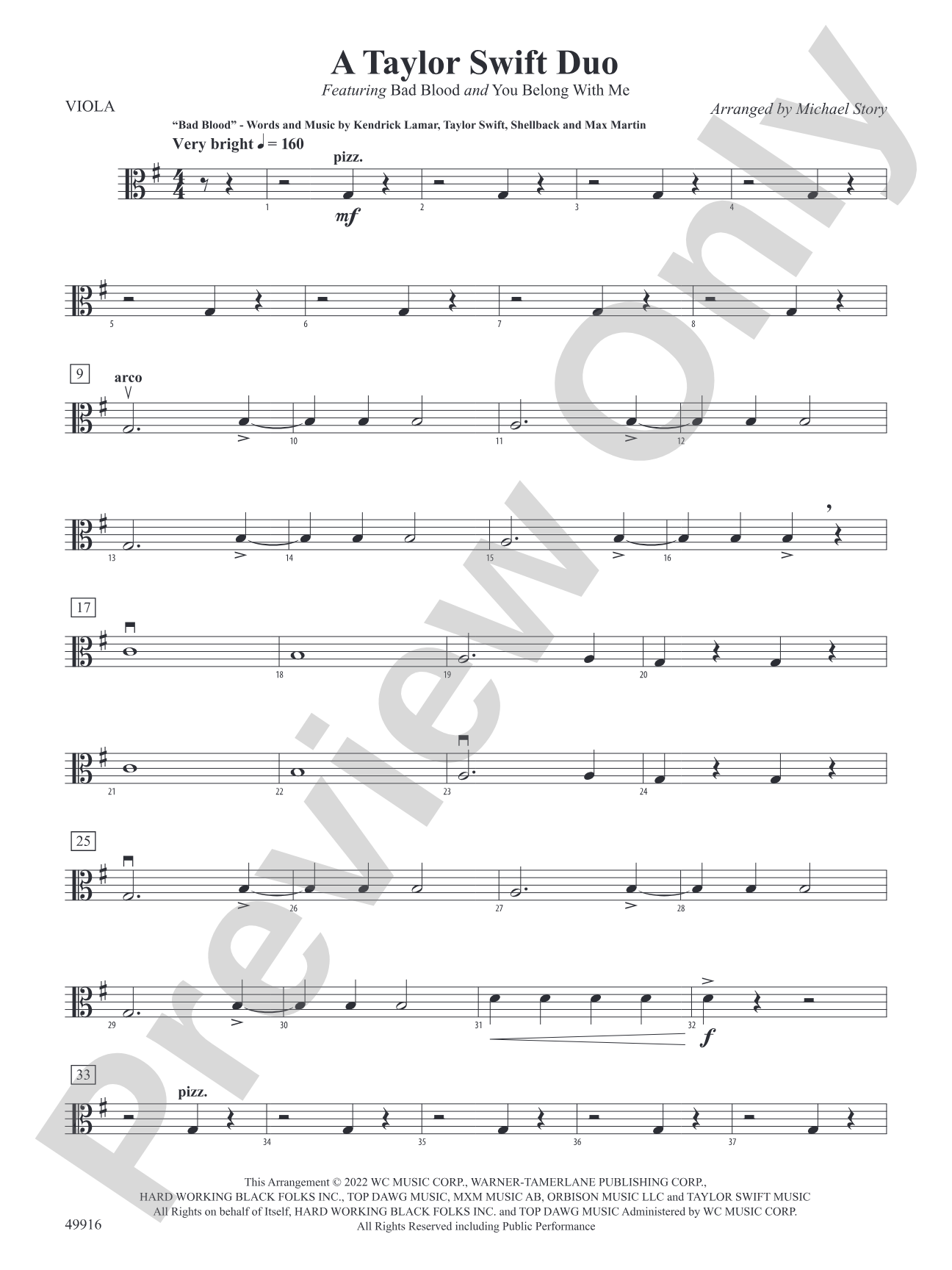 A Taylor Swift Duo: Viola