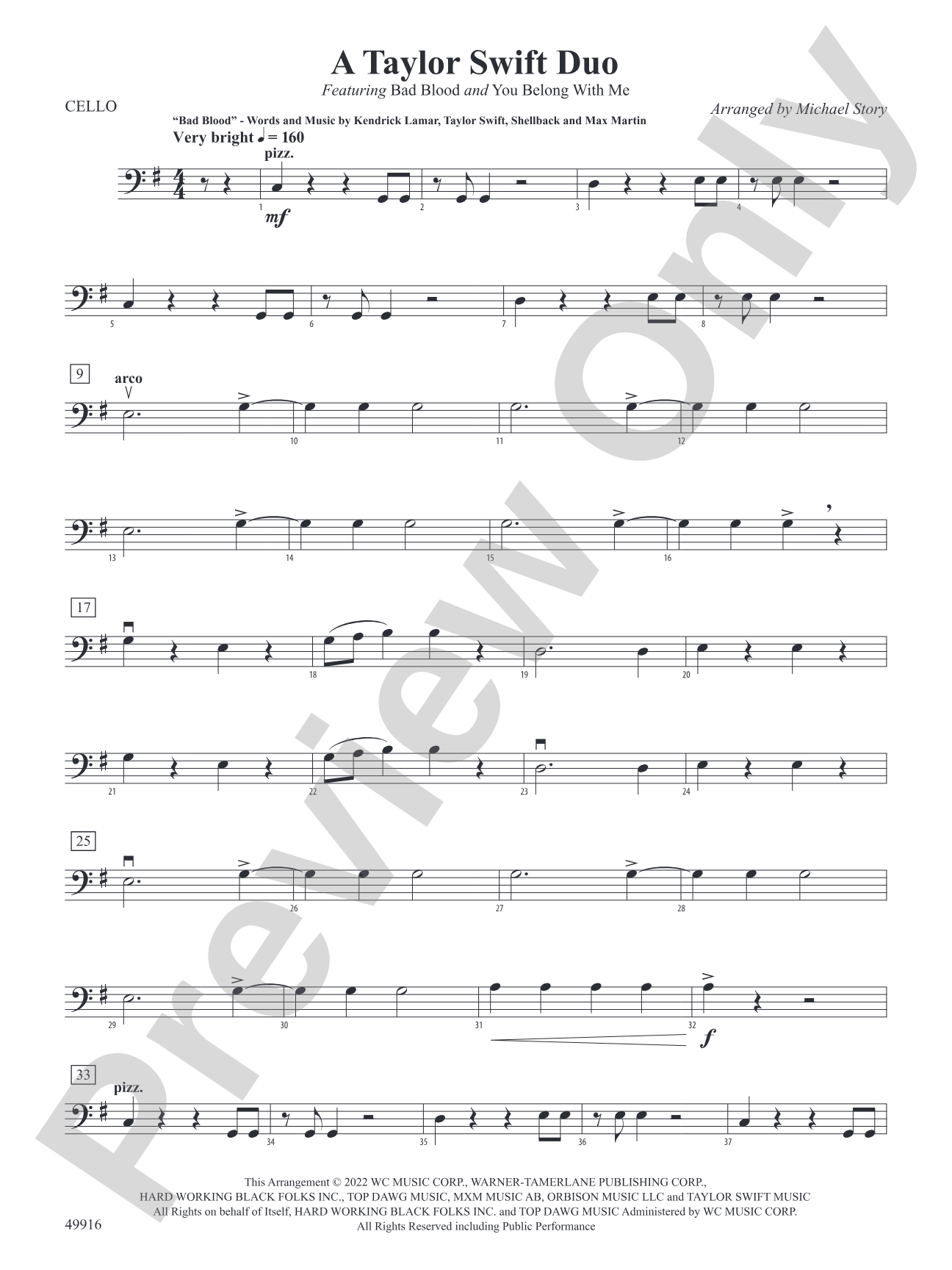 A Taylor Swift Duo: Cello