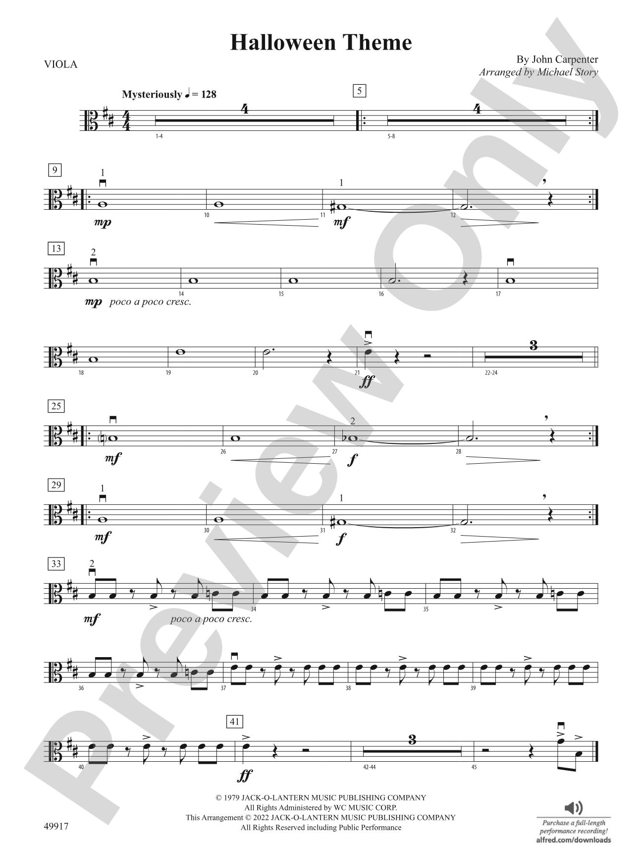 Halloween Theme: Viola
