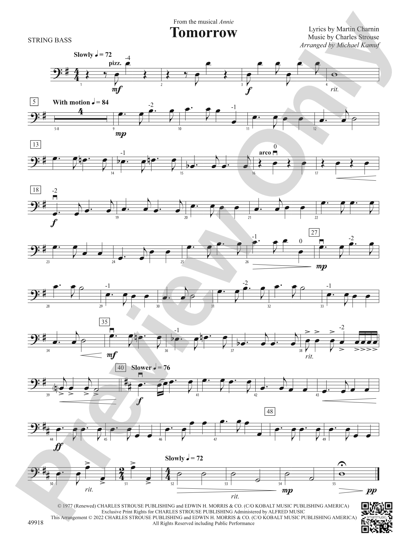 Tomorrow: String Bass