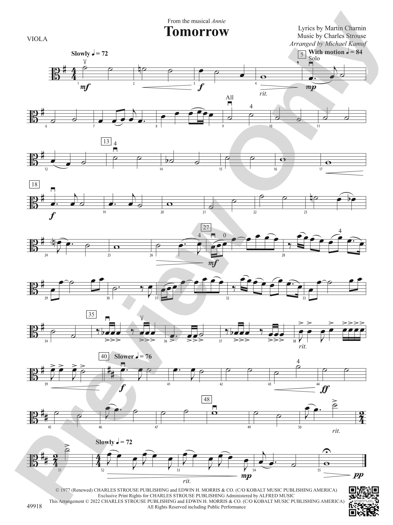 Tomorrow: Viola