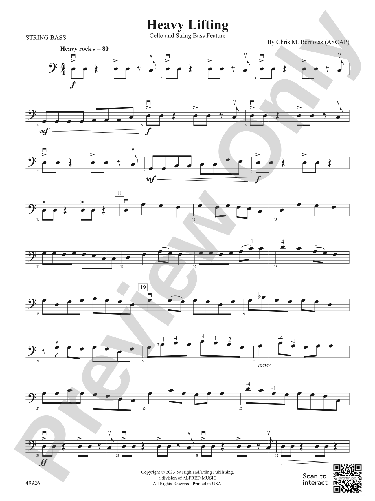Heavy Lifting: String Bass