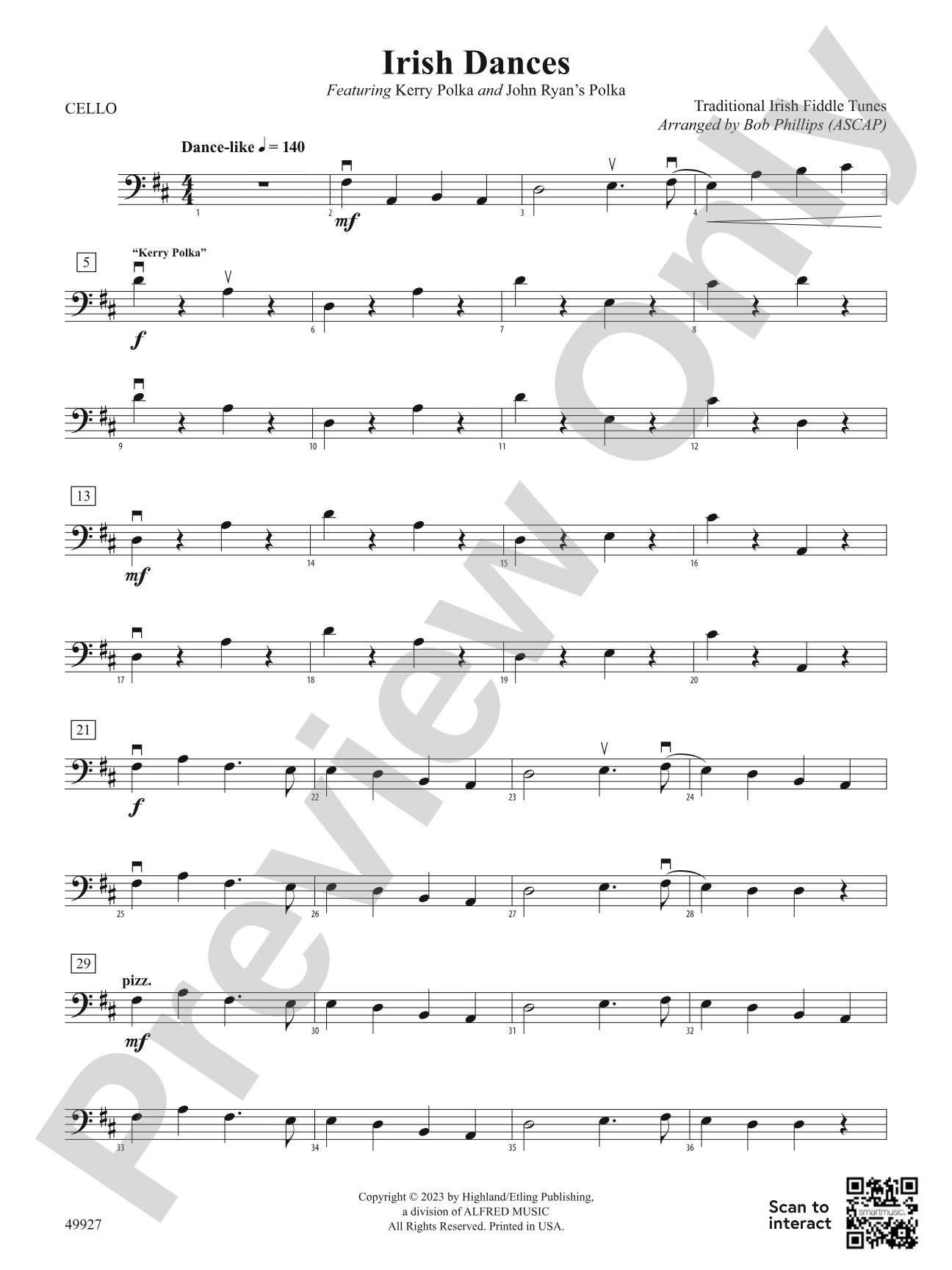 Irish Dances: Cello