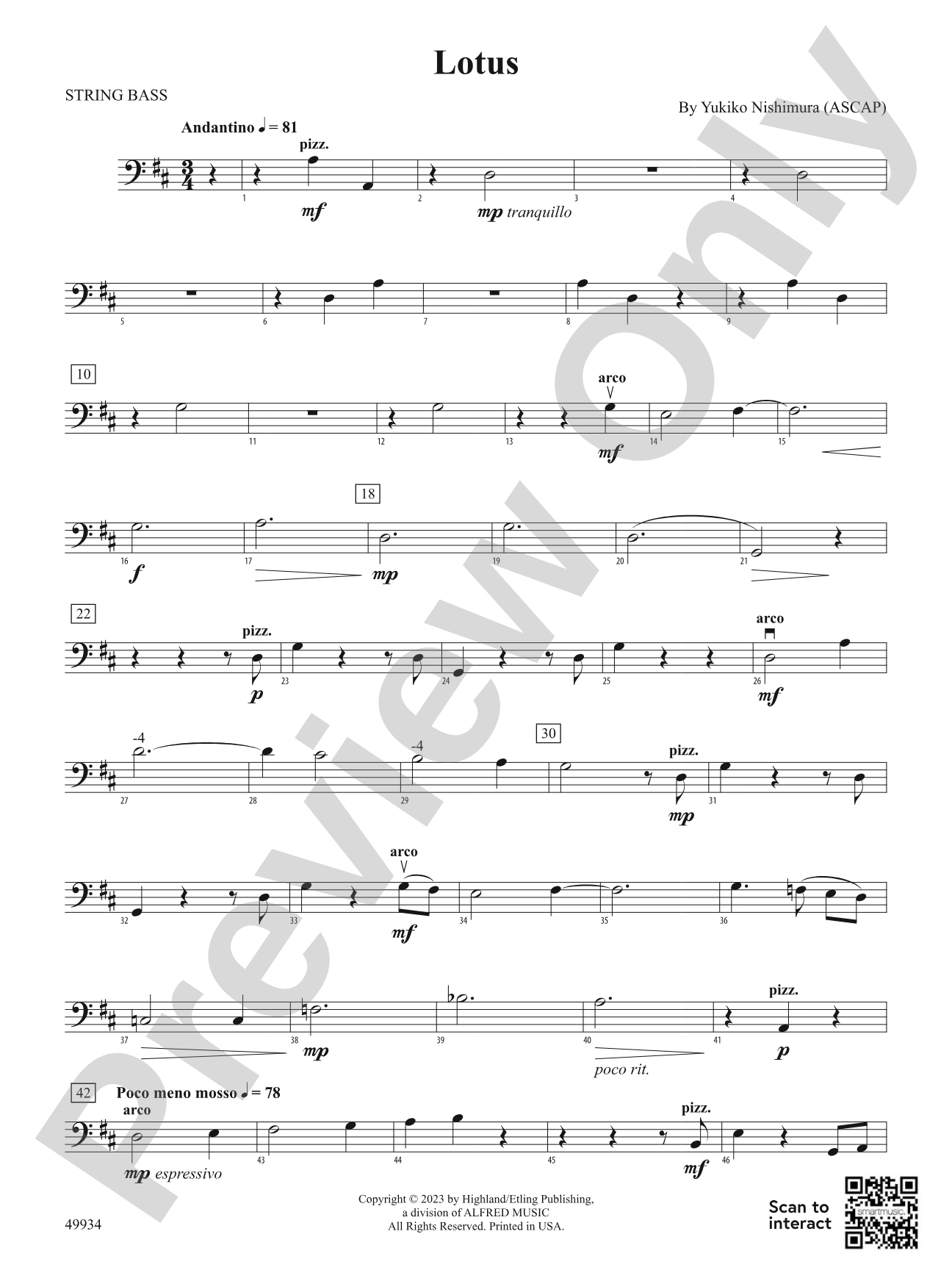 Lotus: String Bass