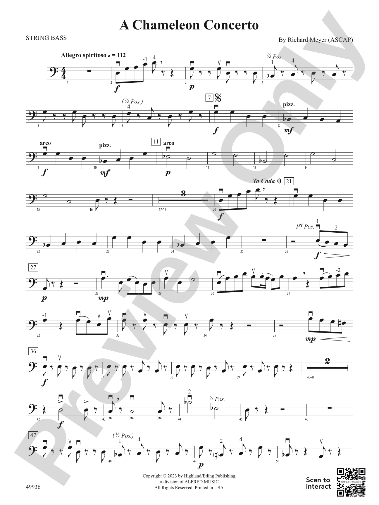 A Chameleon Concerto: String Bass