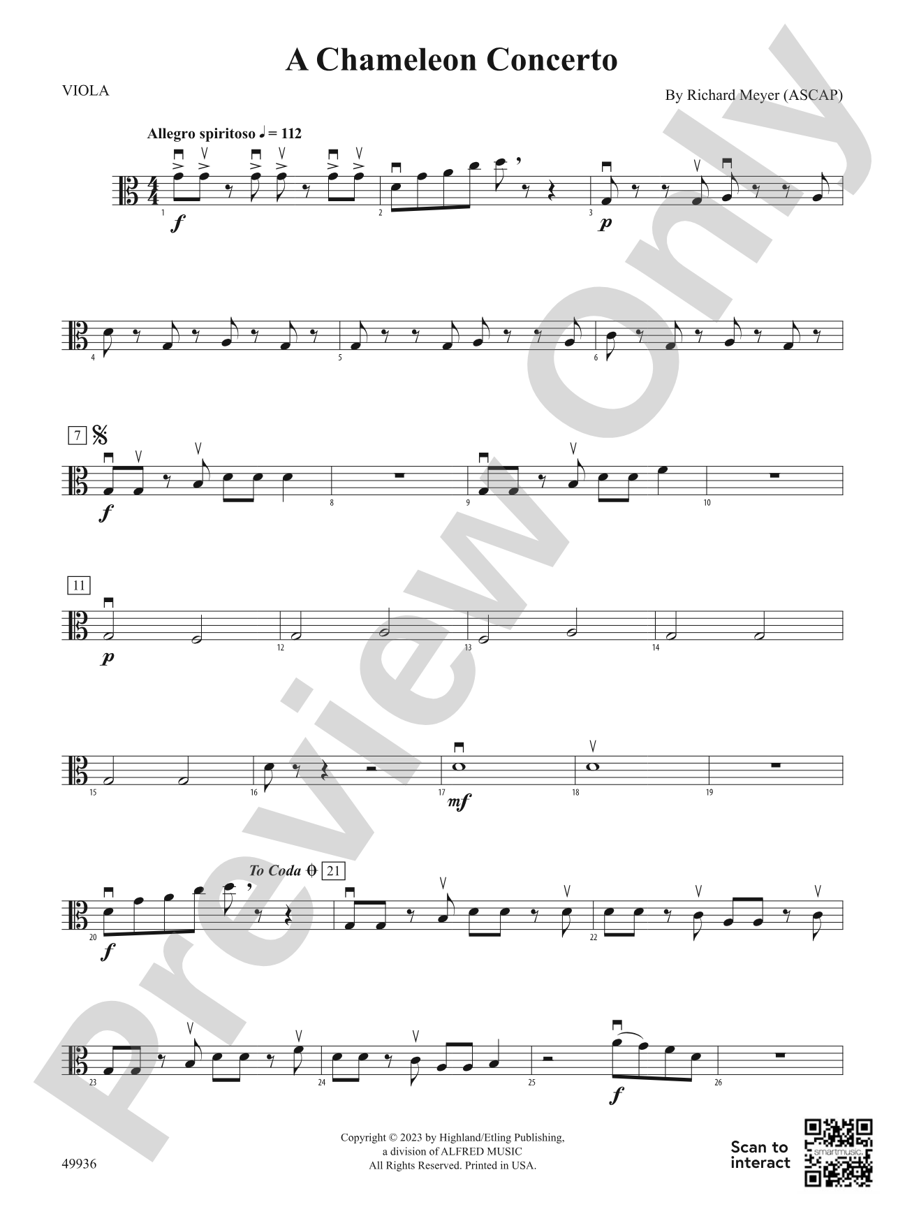 A Chameleon Concerto: Viola