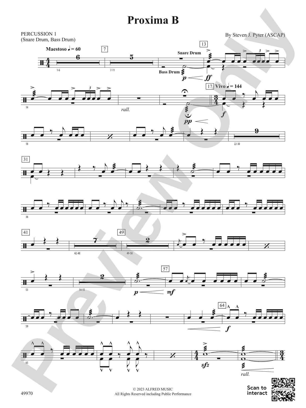 Proxima B: 1st Percussion