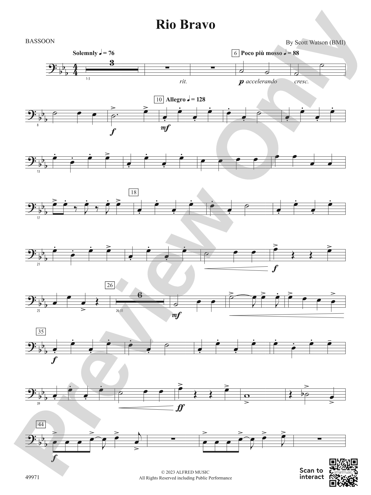 Rio Bravo: Bassoon