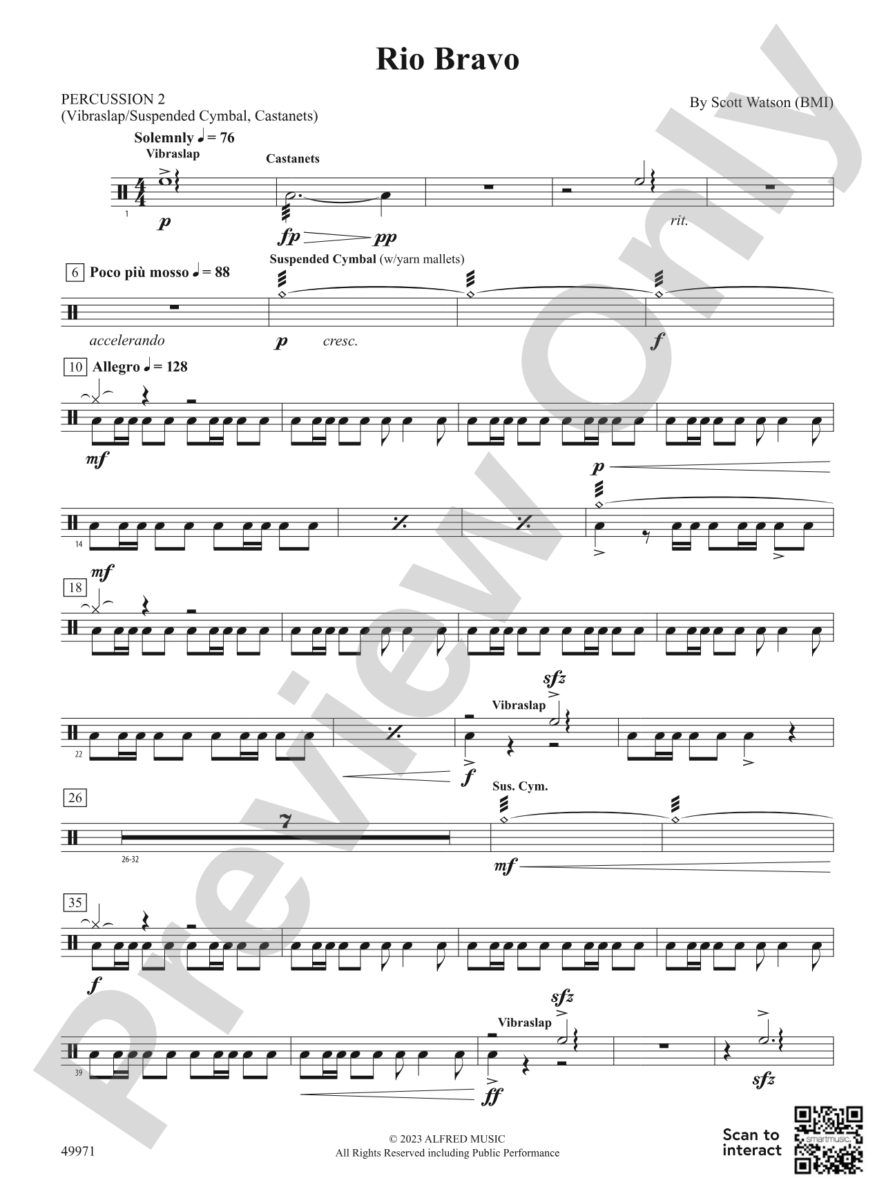 Rio Bravo: 2nd Percussion