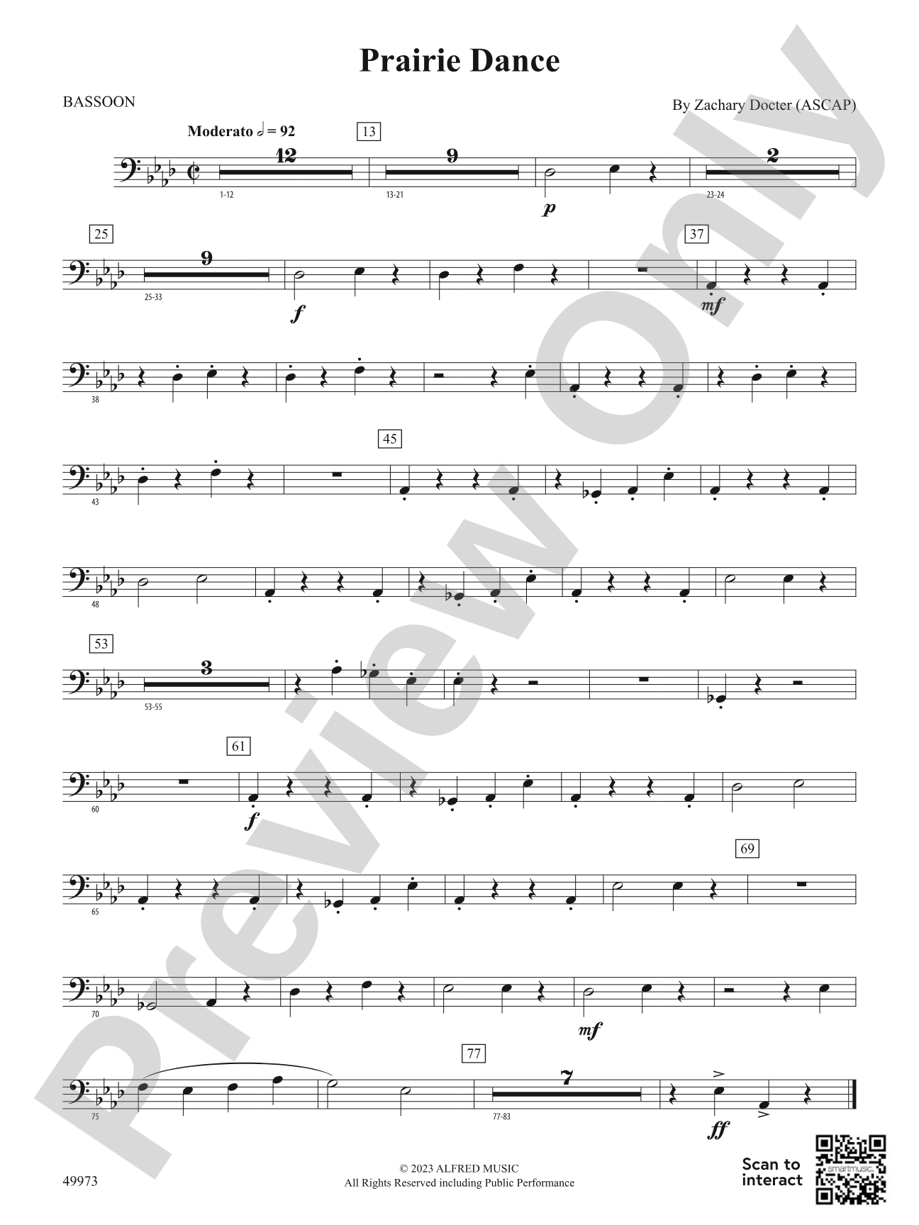 Prairie Dance: Bassoon