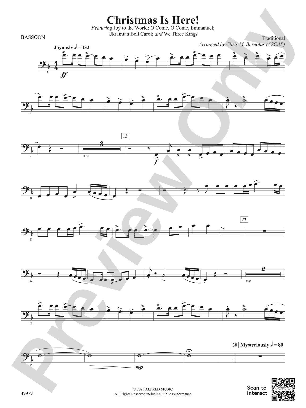 Christmas Is Here!: Bassoon