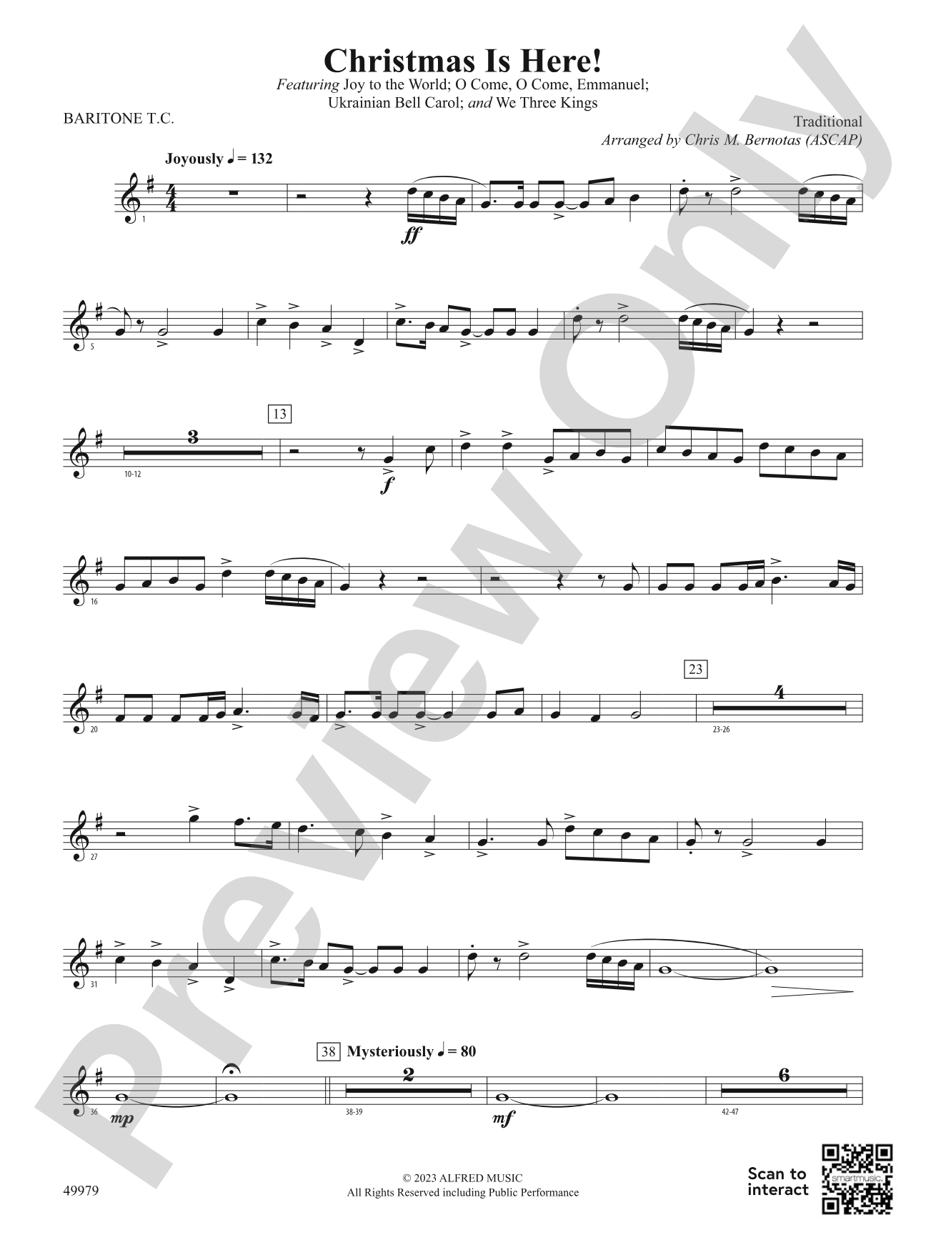 Christmas Is Here!: Baritone T.C.