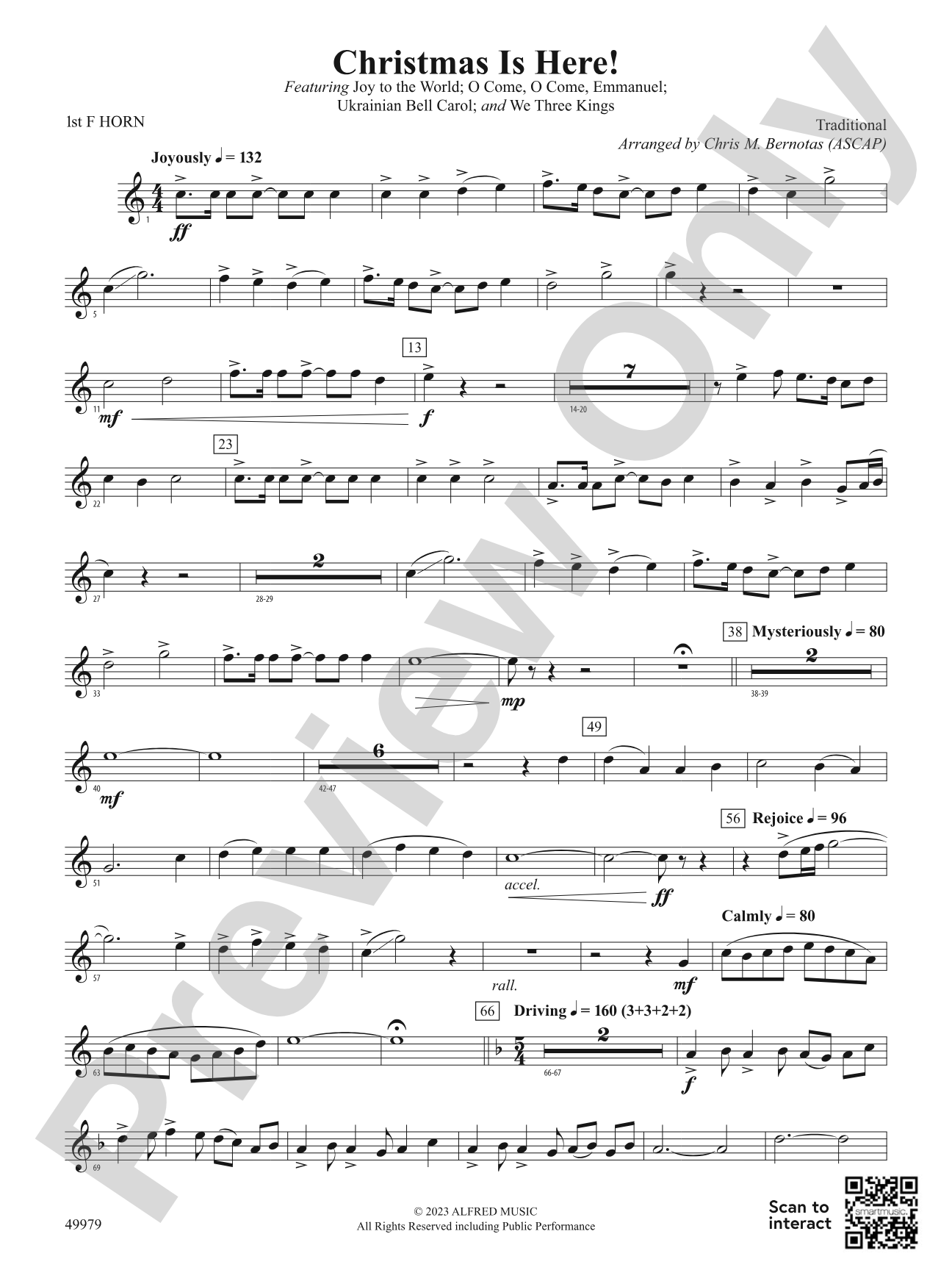 Christmas Is Here!: 1st F Horn