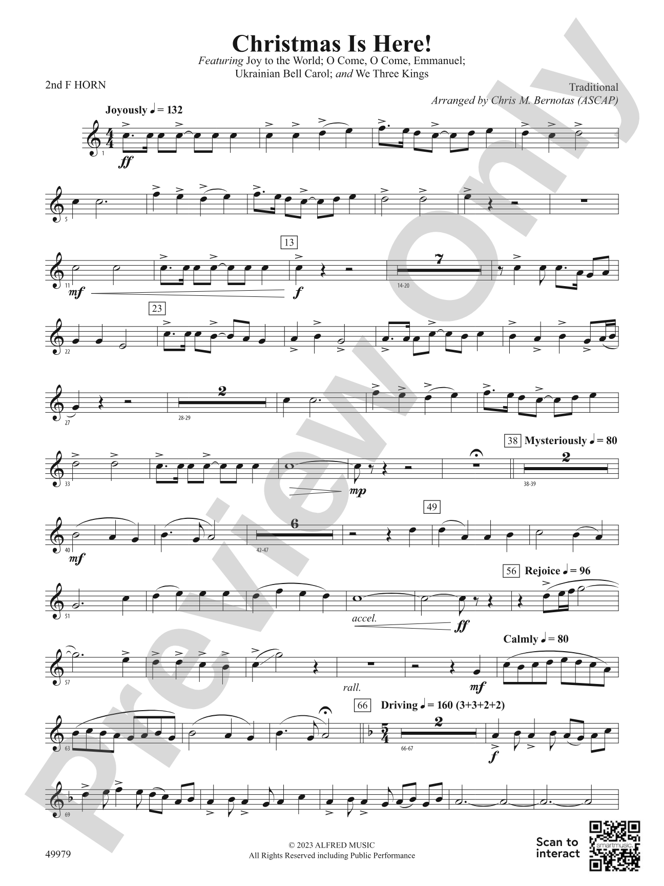Christmas Is Here!: 2nd F Horn