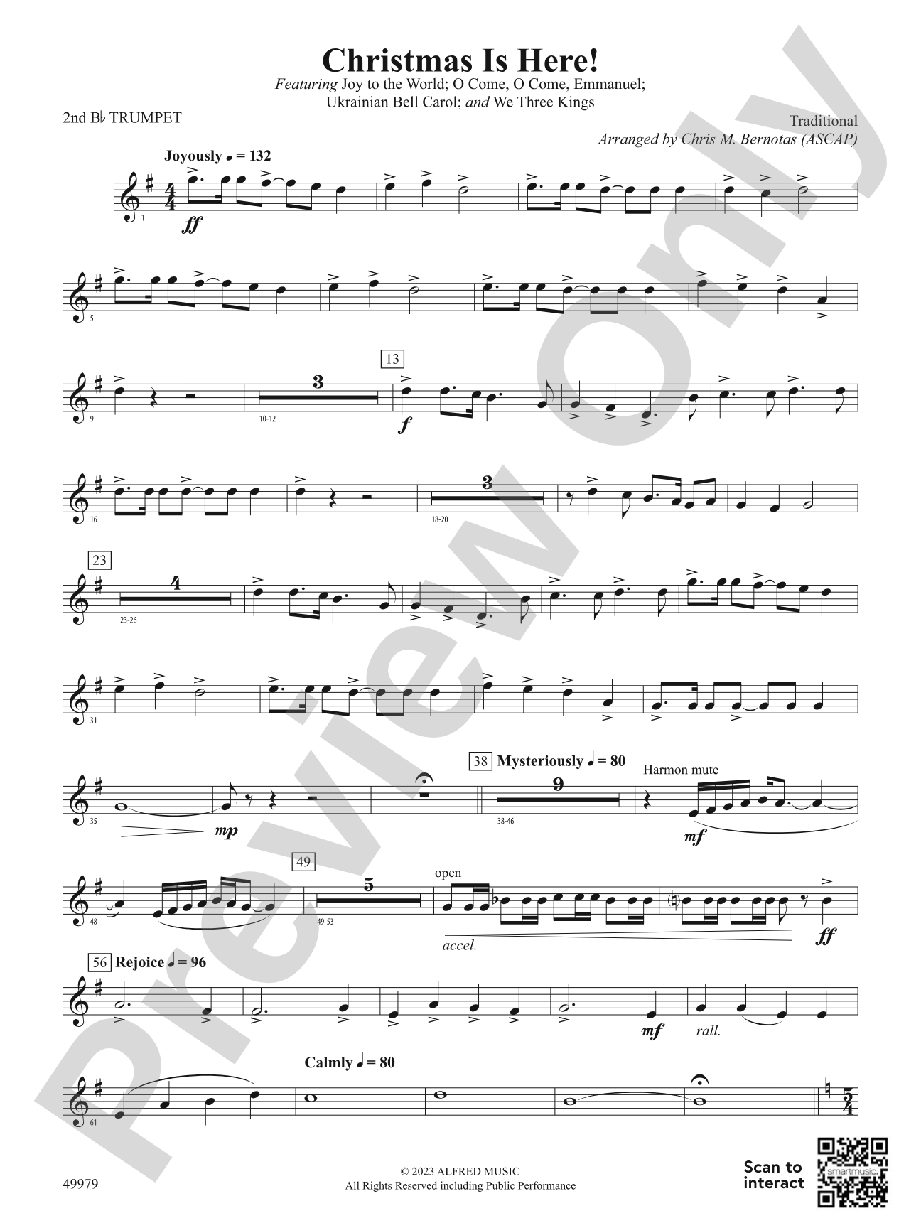 Christmas Is Here!: 2nd B-flat Trumpet