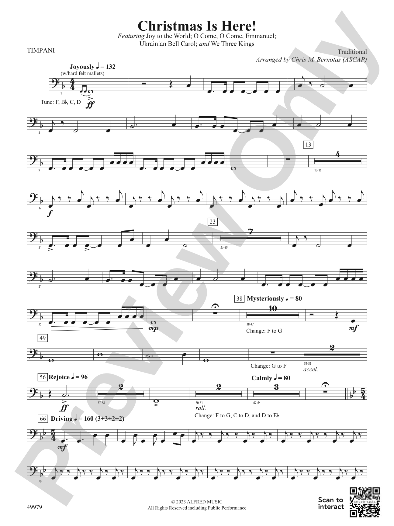 Christmas Is Here!: Timpani