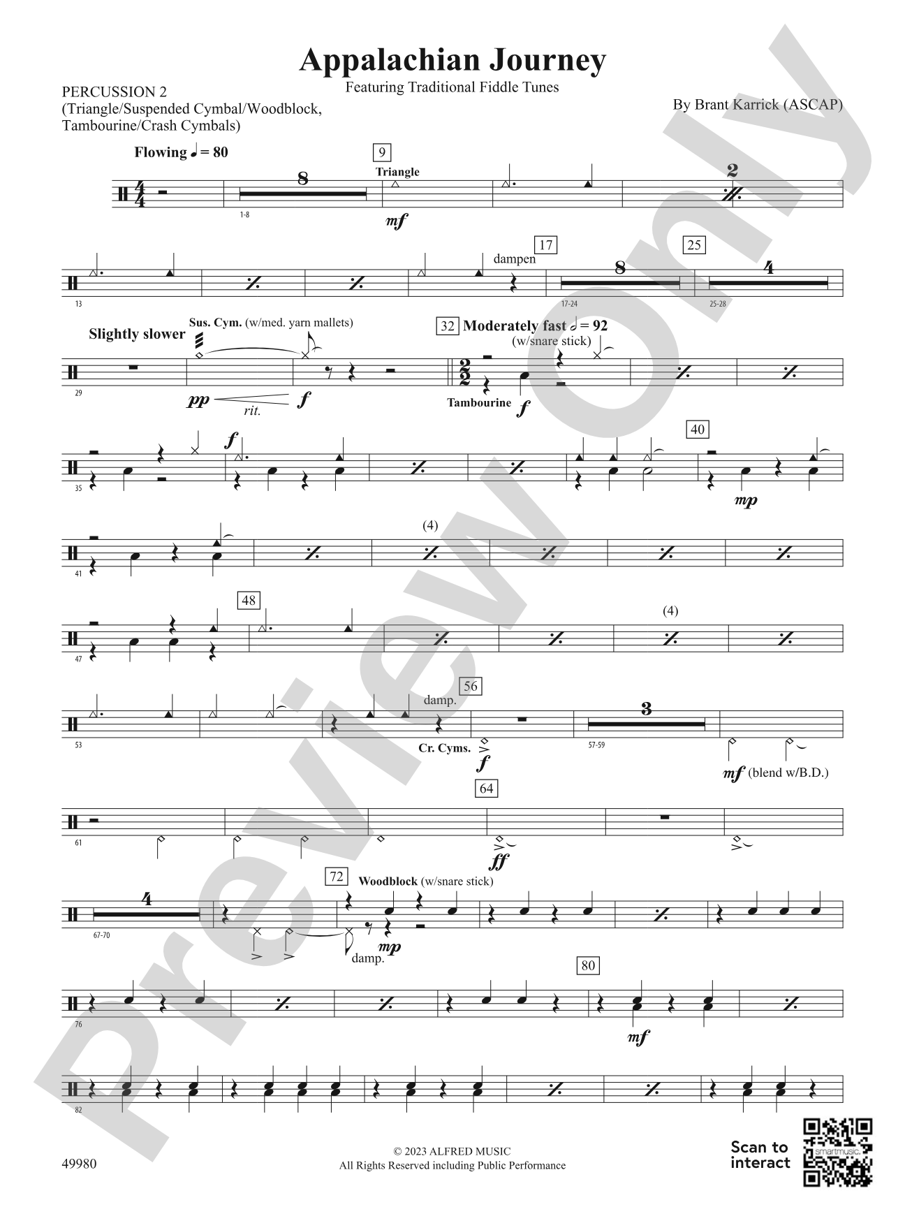 Appalachian Journey: 2nd Percussion