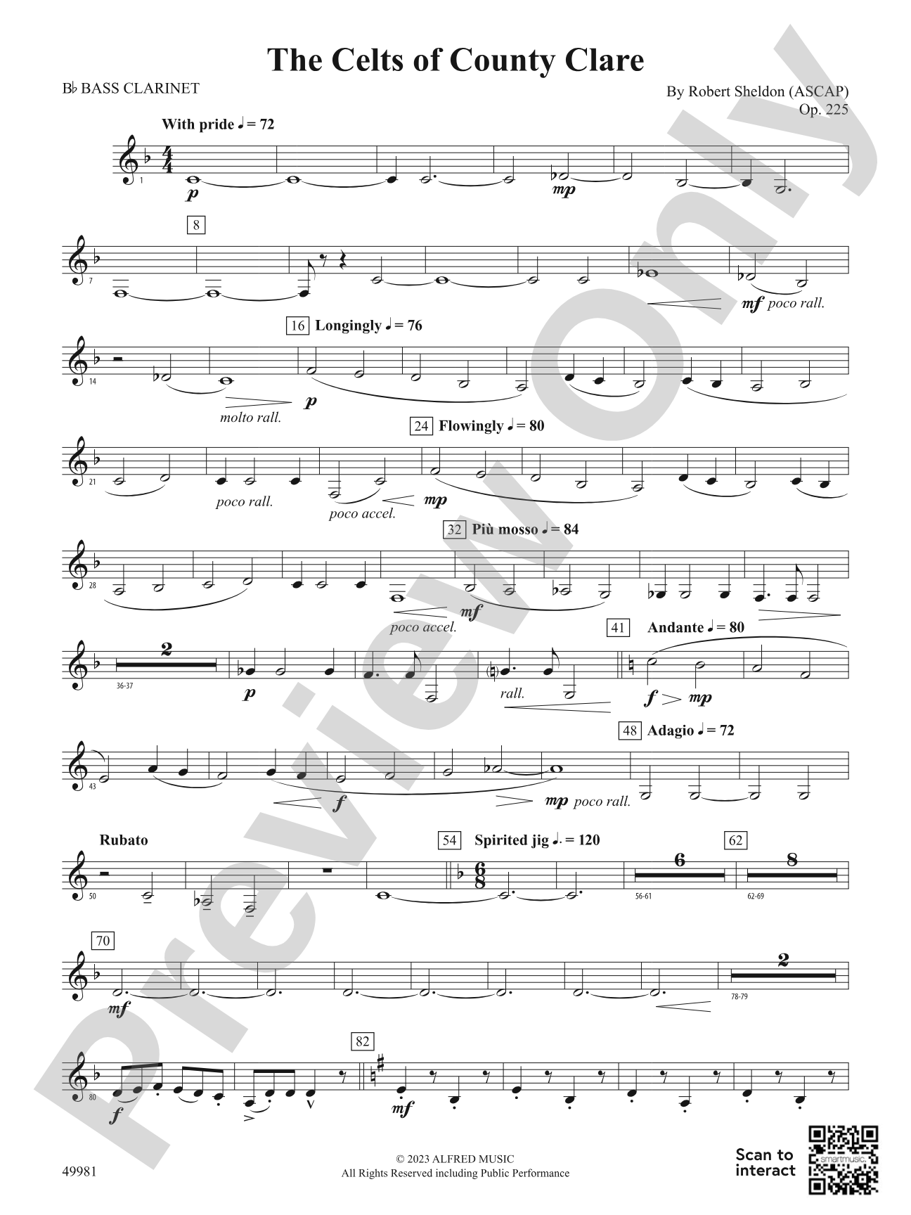 The Celts of County Clare: B-flat Bass Clarinet