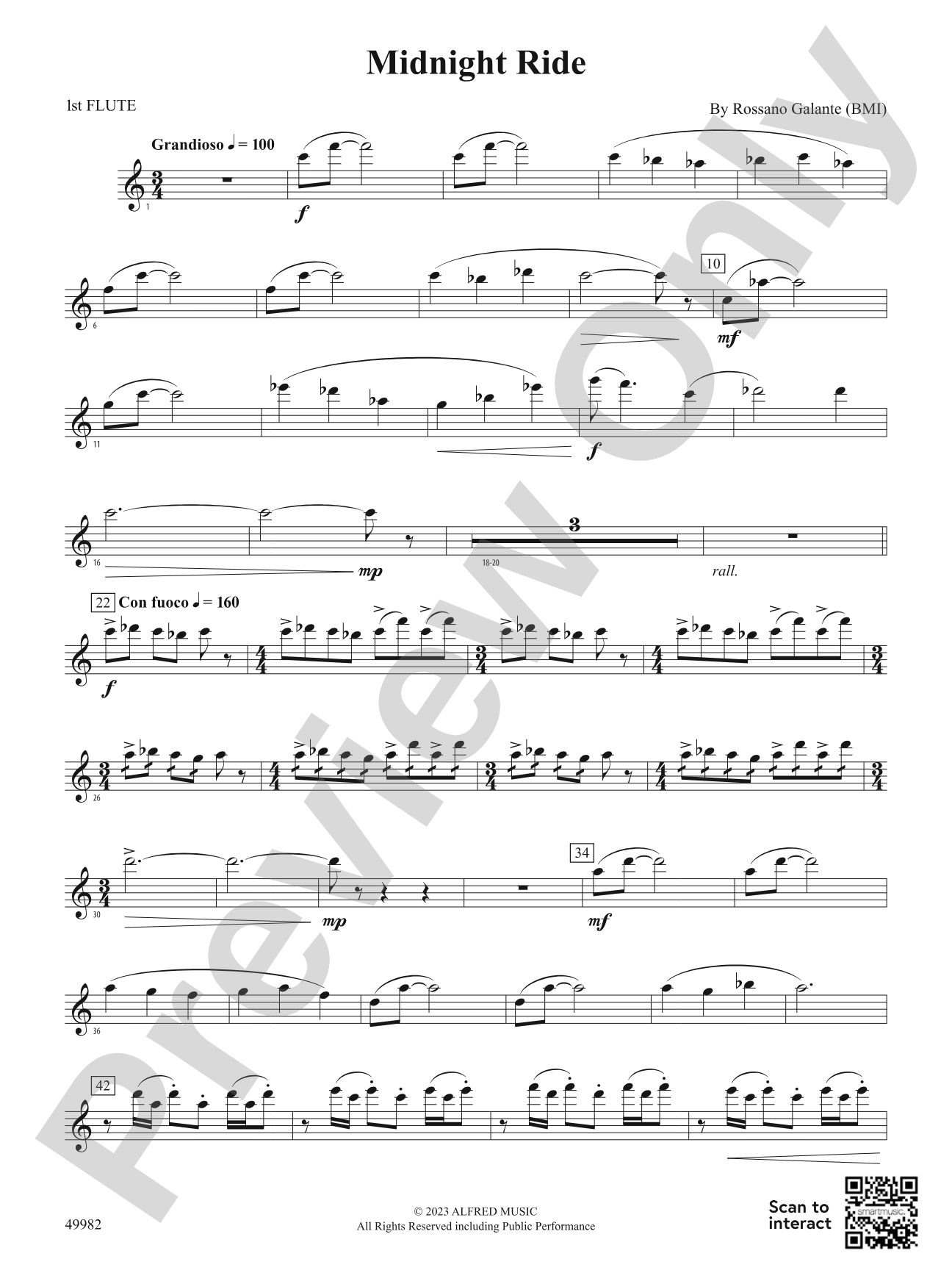 Midnight Ride: Flute