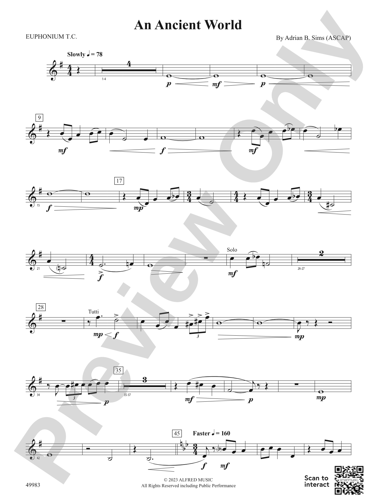 An Ancient World: Baritone T.C.