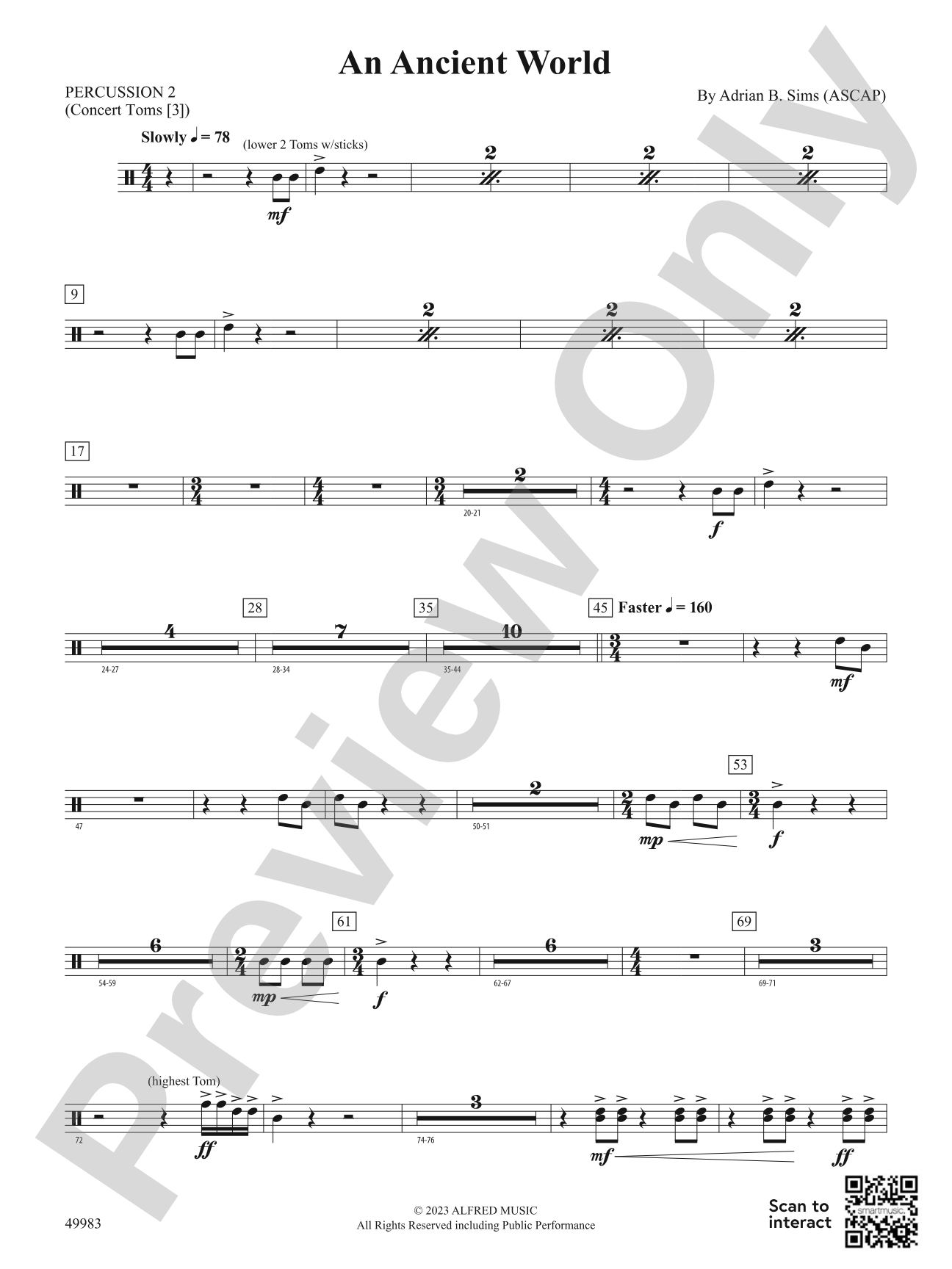 An Ancient World: 2nd Percussion