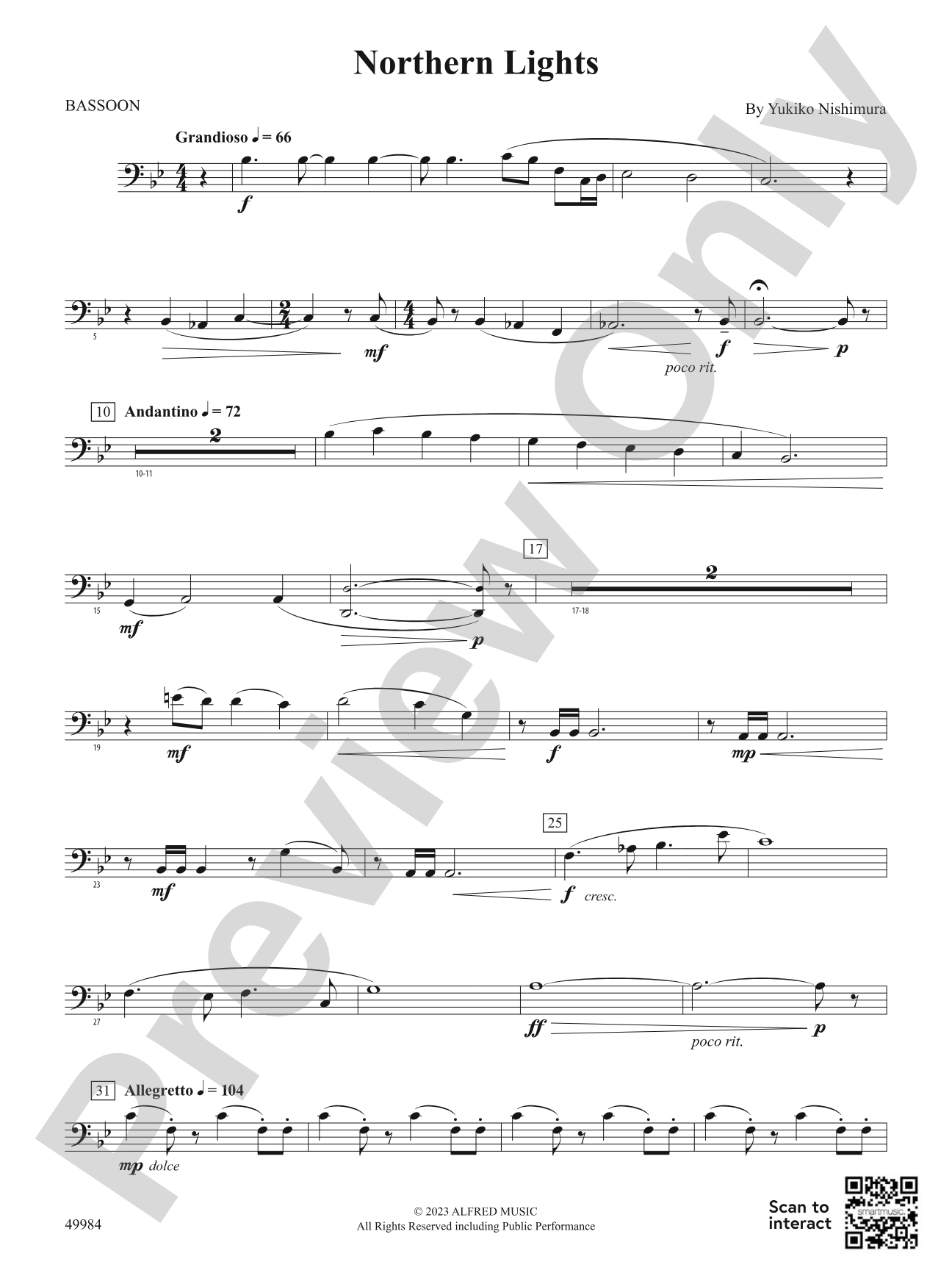 Northern Lights: Bassoon