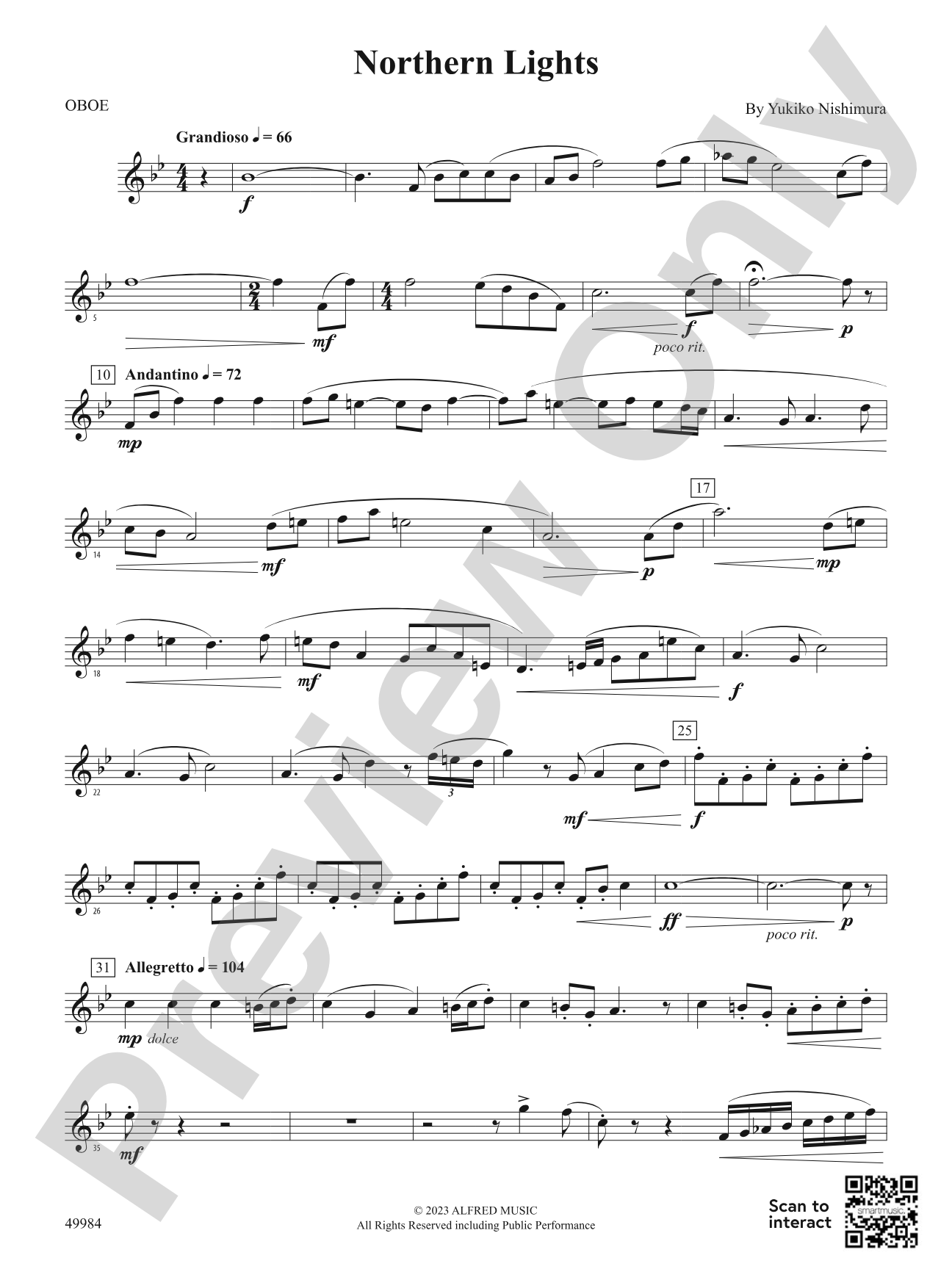 Northern Lights: Oboe