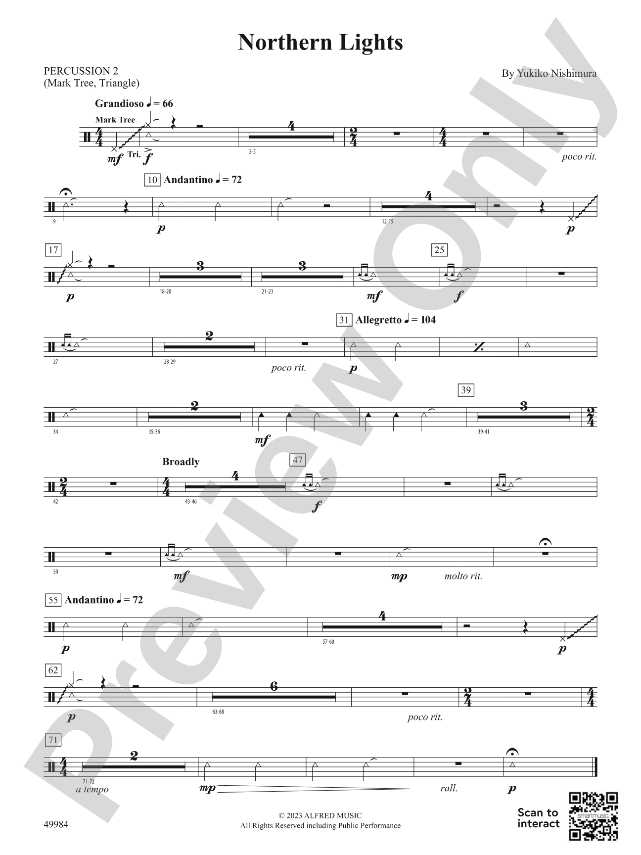 Northern Lights: 2nd Percussion