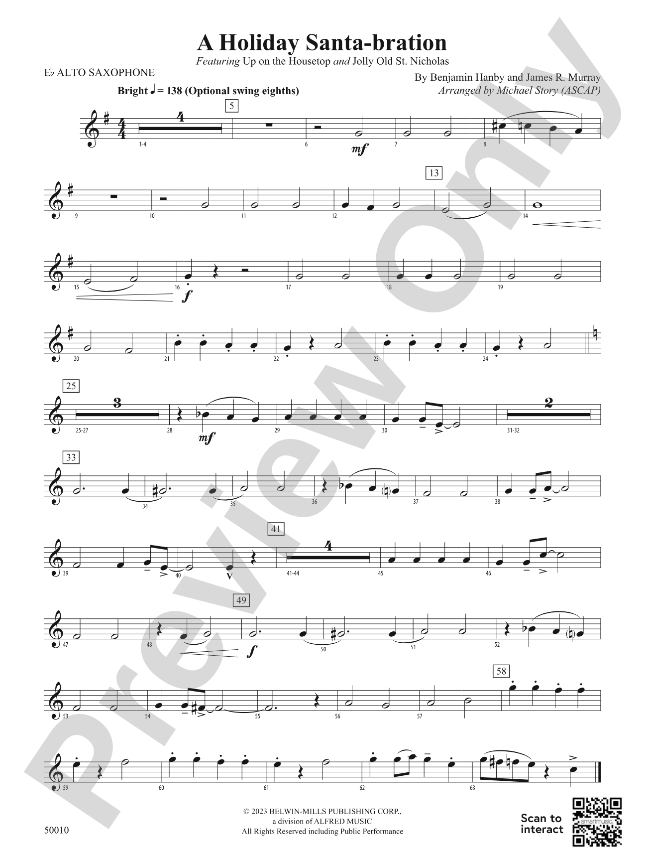 A Holiday Santa-bration: E-flat Alto Saxophone