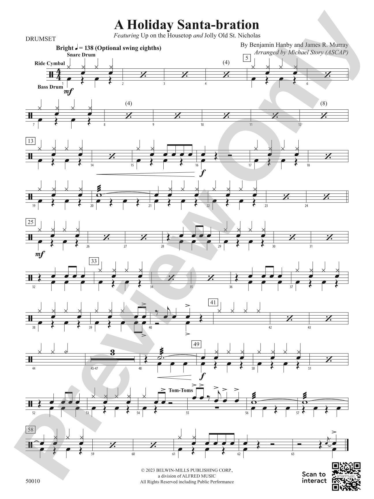 A Holiday Santa-bration: Drums