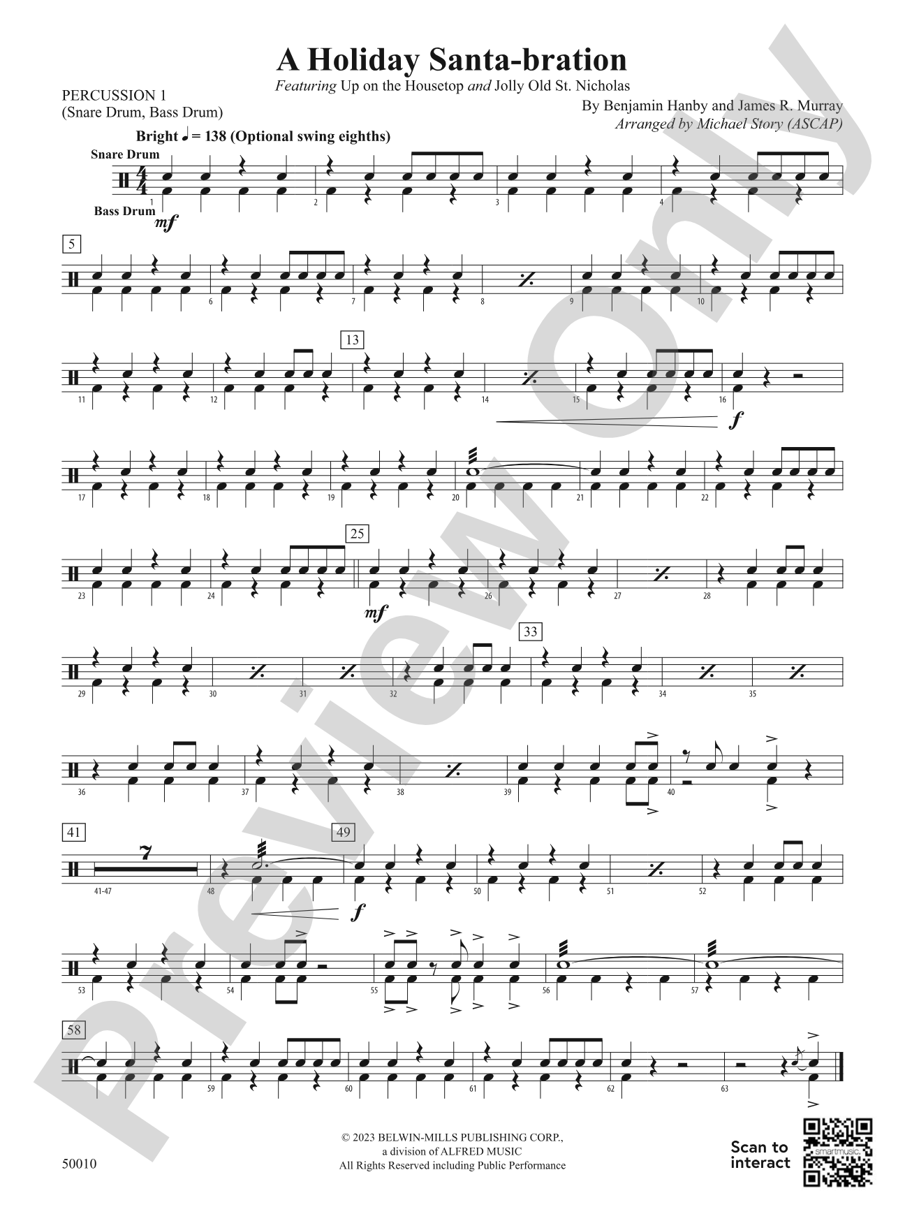 A Holiday Santa-bration: 1st Percussion